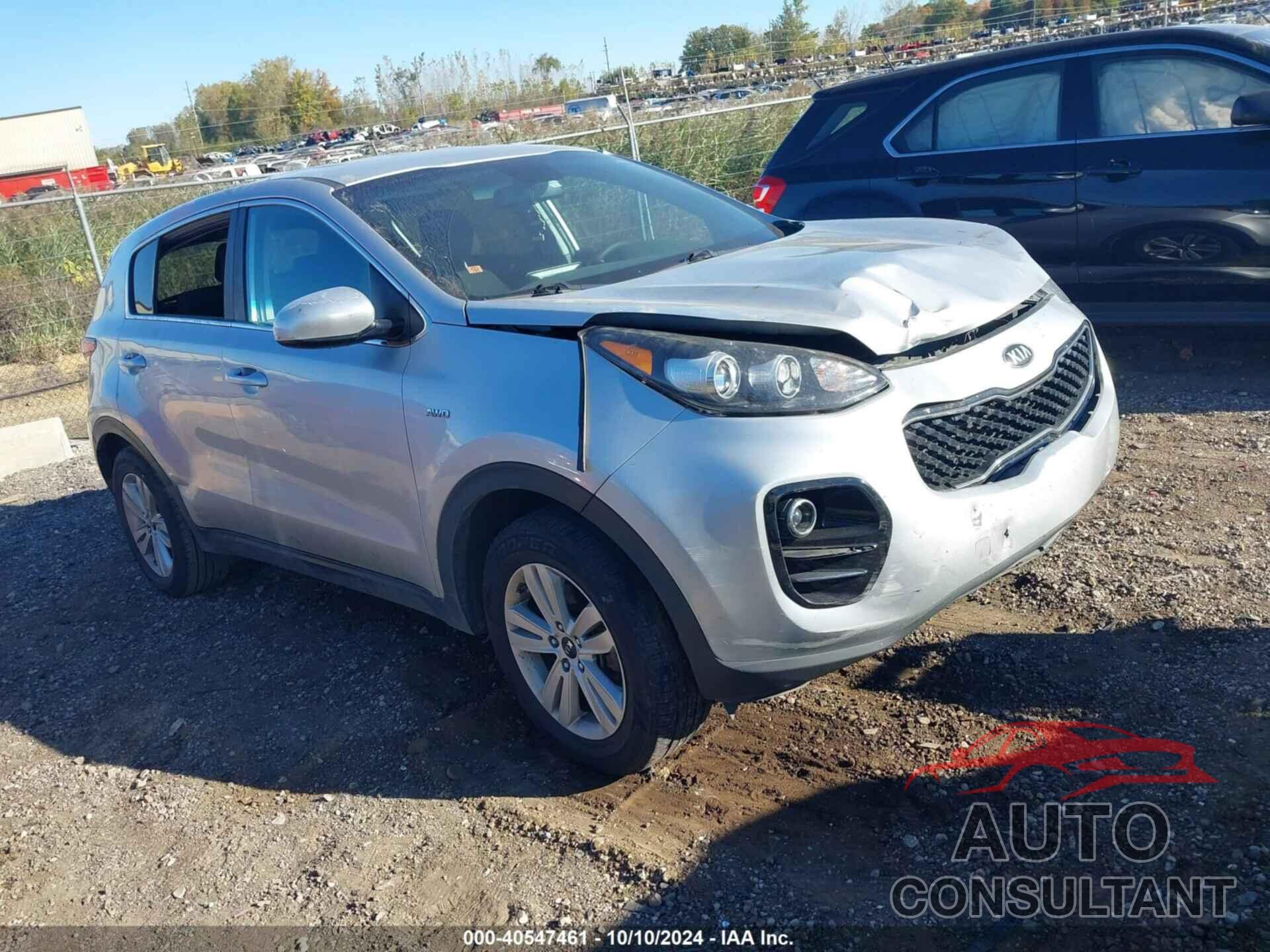 KIA SPORTAGE 2018 - KNDPMCAC1J7313547