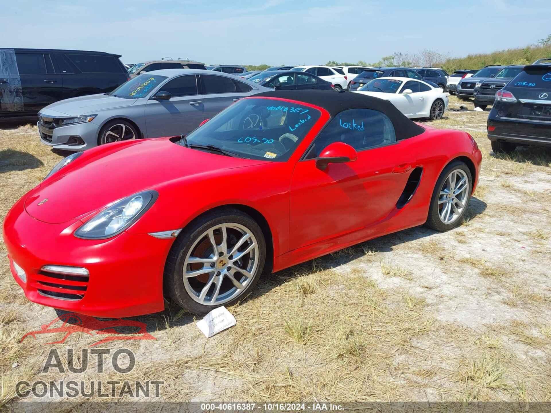 PORSCHE BOXSTER 2013 - WP0CA2A8XDS113779