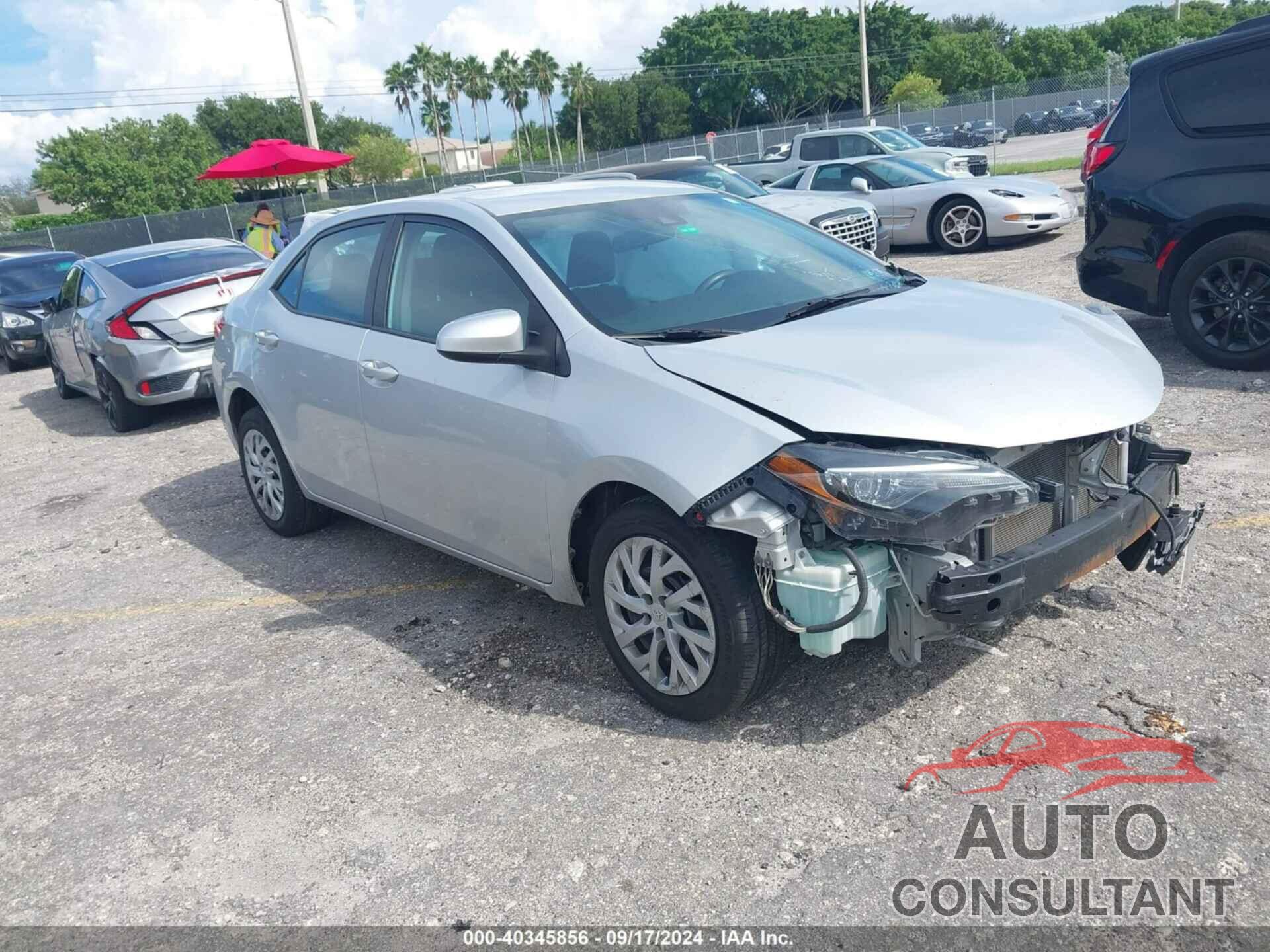 TOYOTA COROLLA 2018 - 2T1BURHE2JC070723