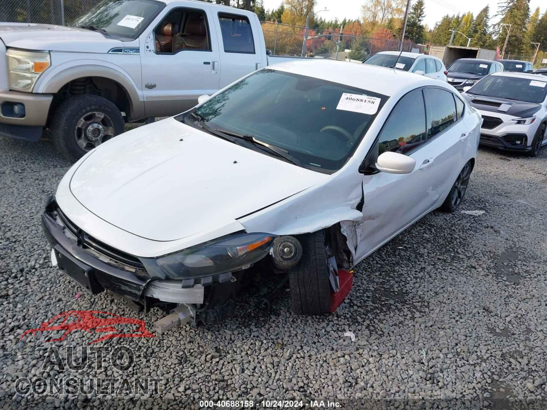 DODGE DART 2015 - 1C3CDFAAXFD433763