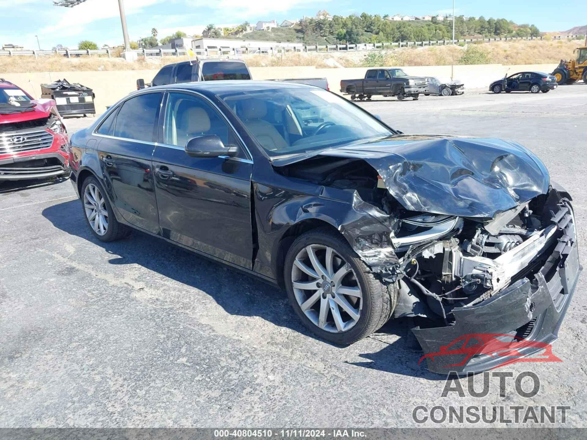 AUDI A4 2013 - WAUEFAFL2DN035205