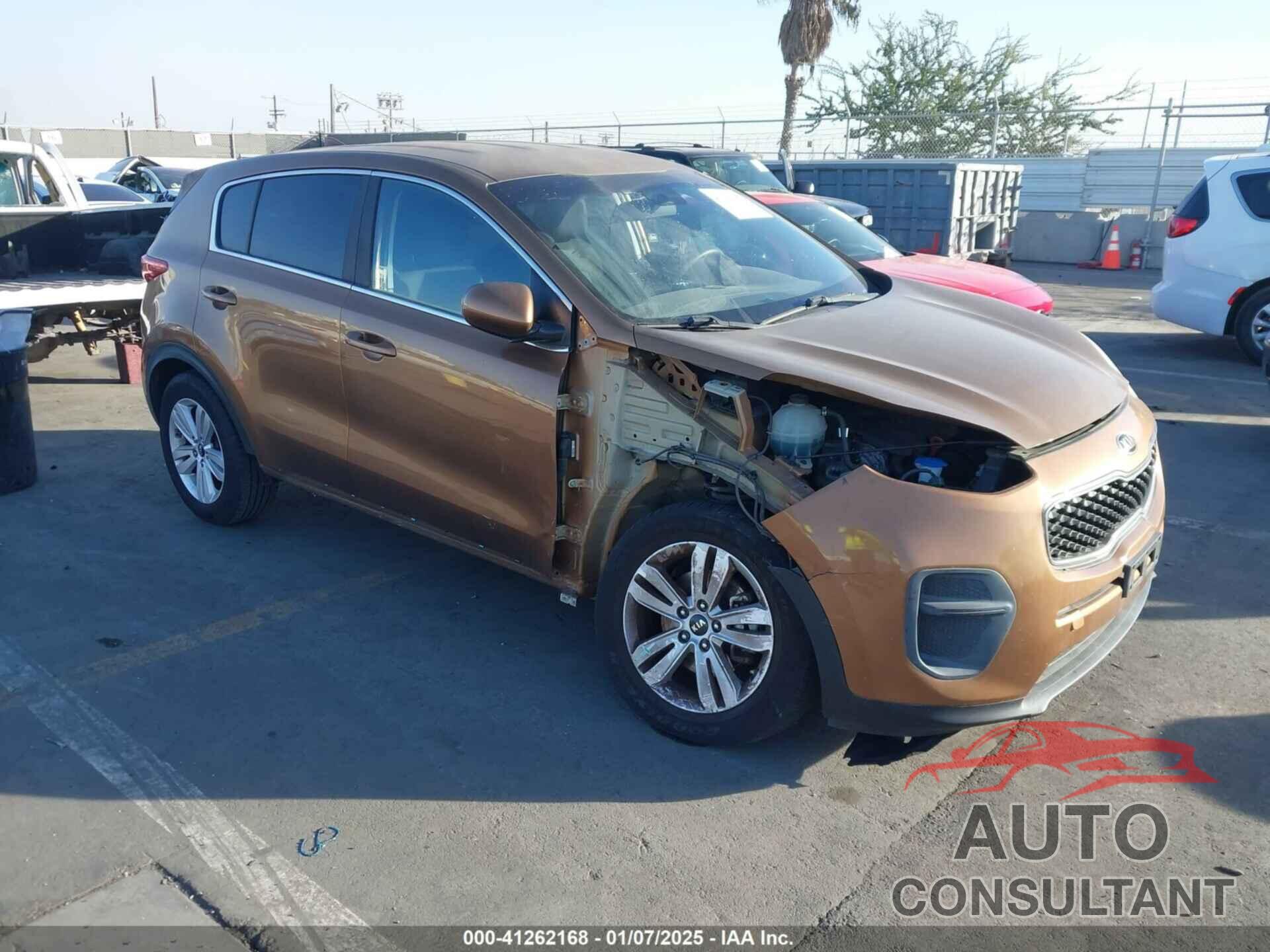 KIA SPORTAGE 2017 - KNDPM3AC4H7053610