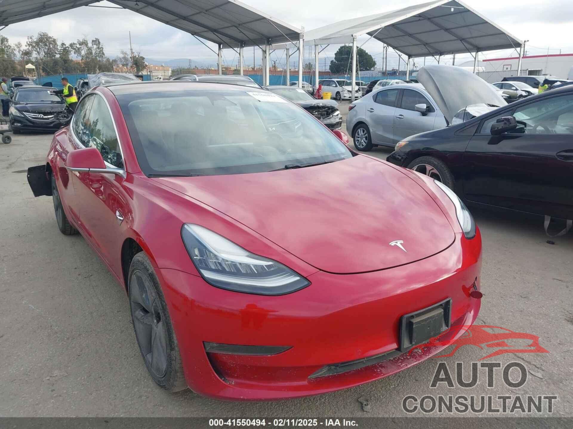 TESLA MODEL 3 2018 - 5YJ3E1EA5JF038218