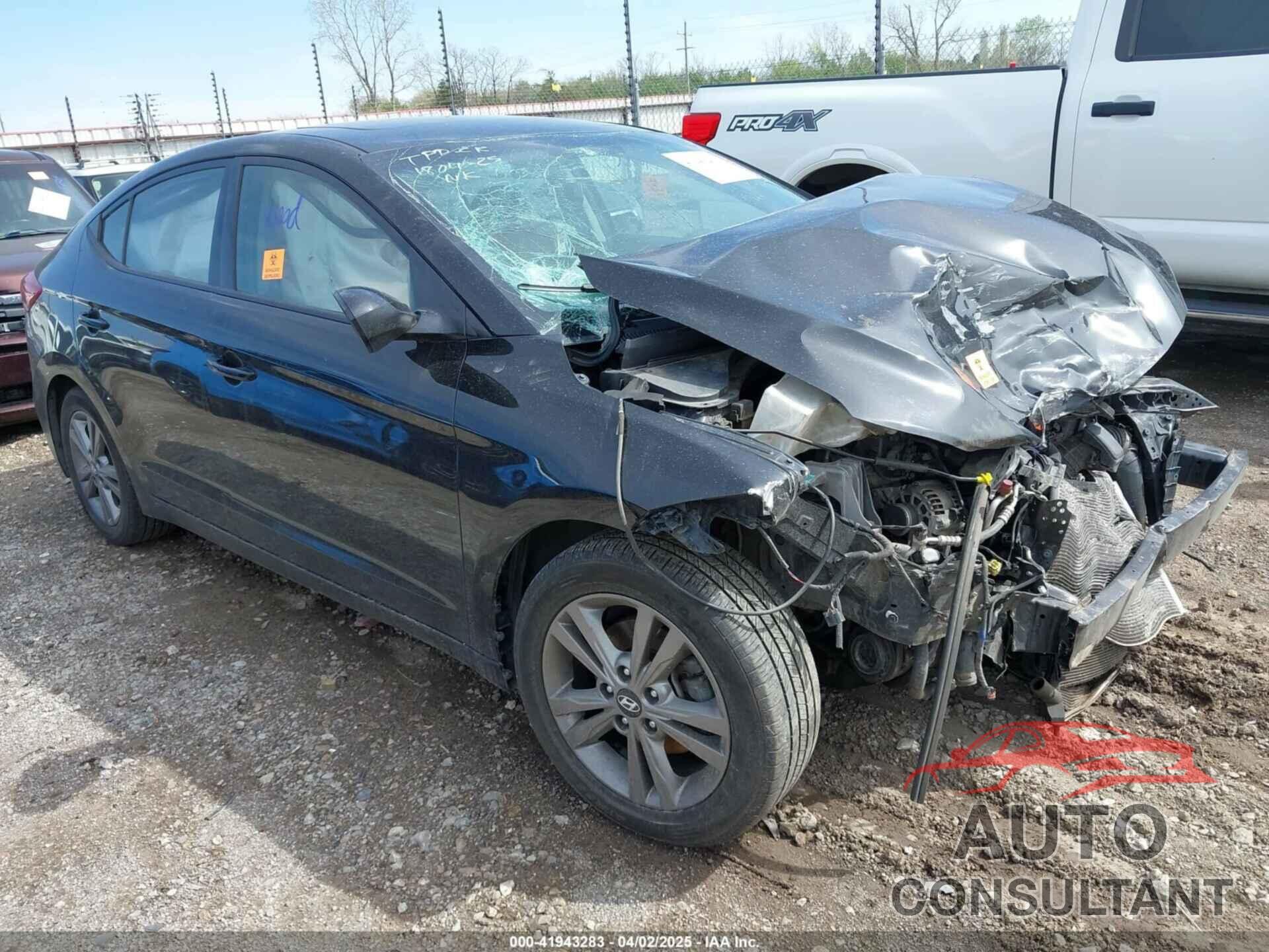 HYUNDAI ELANTRA 2017 - 5NPD84LF8HH209518