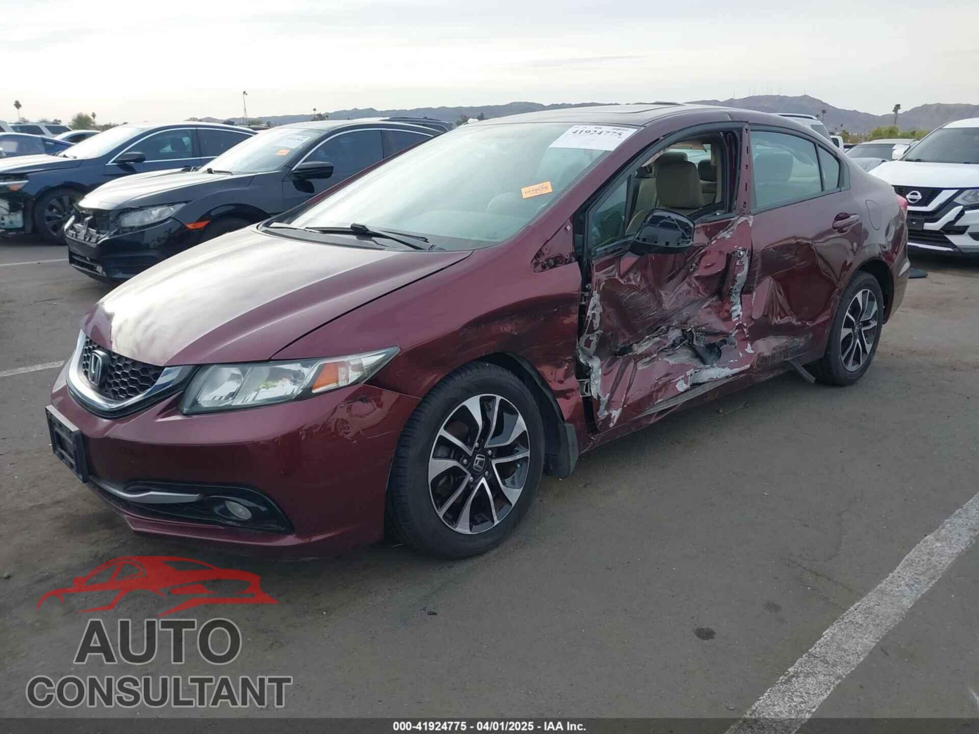 HONDA CIVIC 2013 - 19XFB2F97DE064765