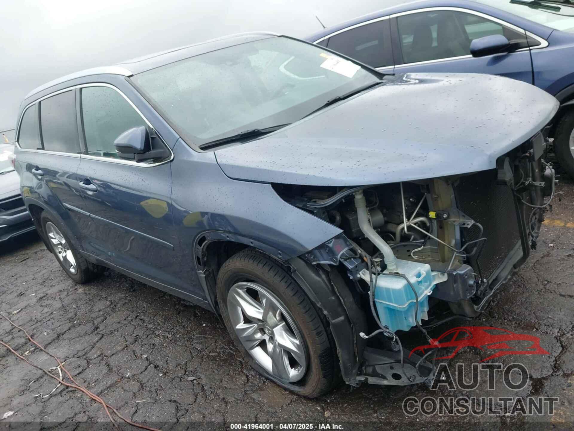 TOYOTA HIGHLANDER 2014 - 5TDDKRFH9ES054284