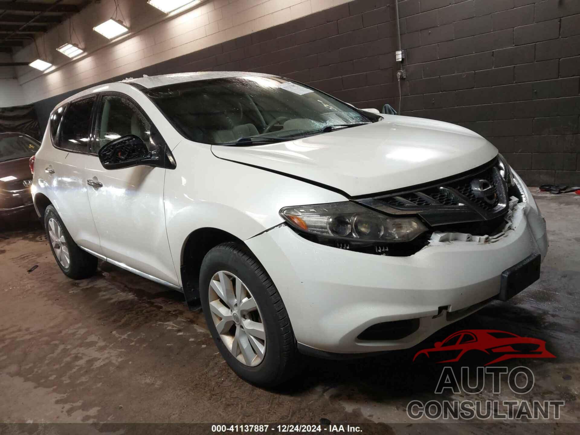 NISSAN MURANO 2012 - JN8AZ1MW8CW202380