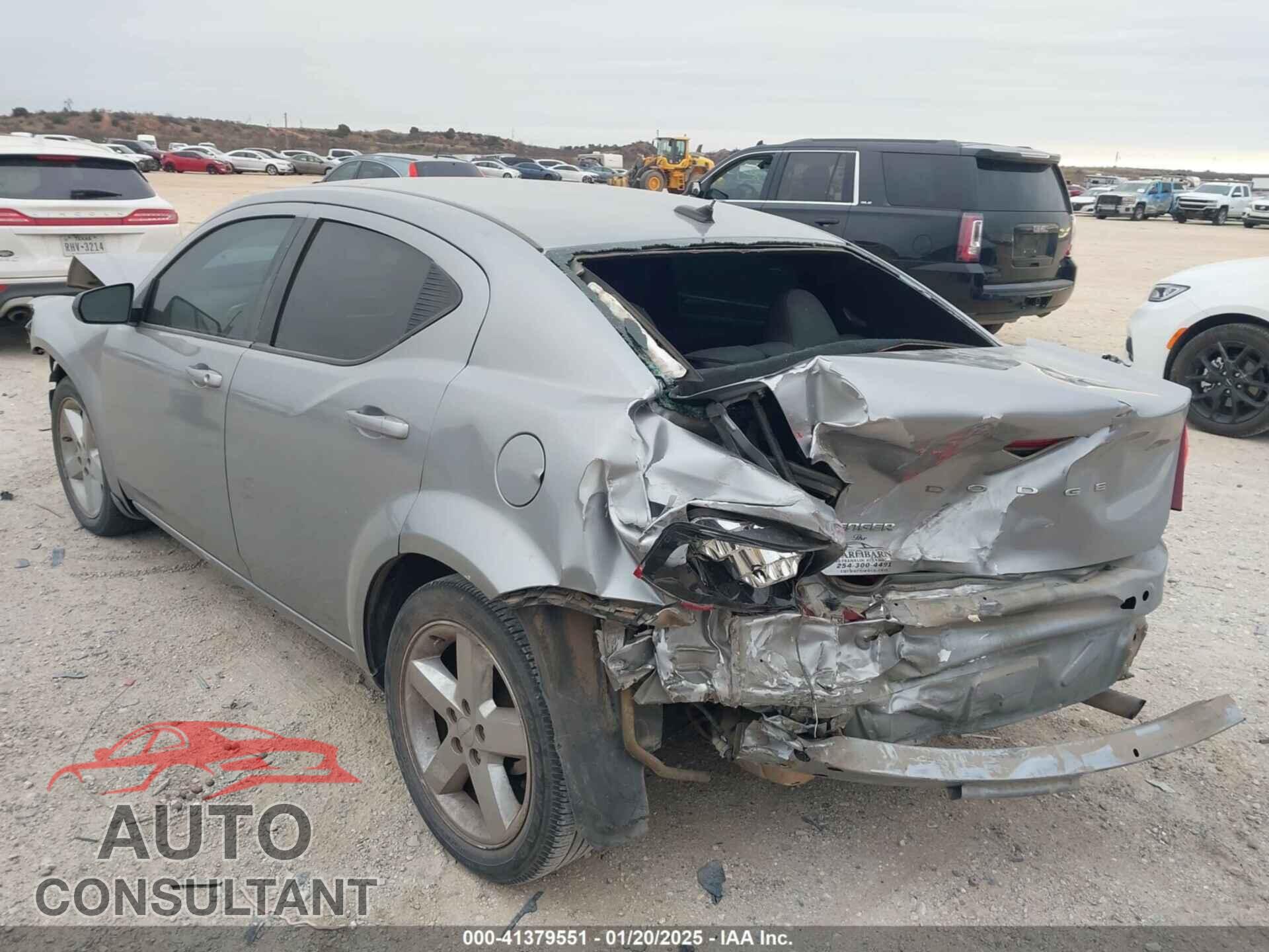 DODGE AVENGER 2013 - 1C3CDZAB5DN621852