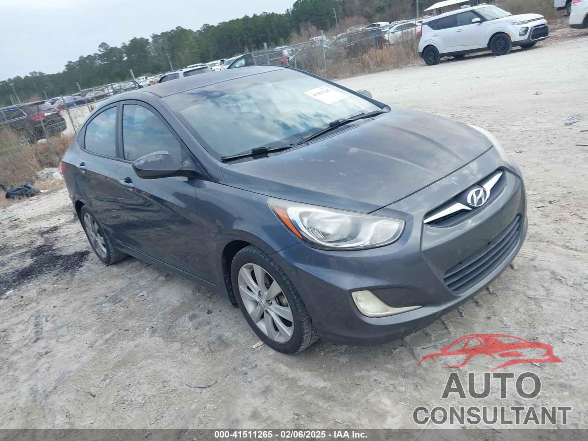 HYUNDAI ACCENT 2012 - KMHCU4AE9CU120326