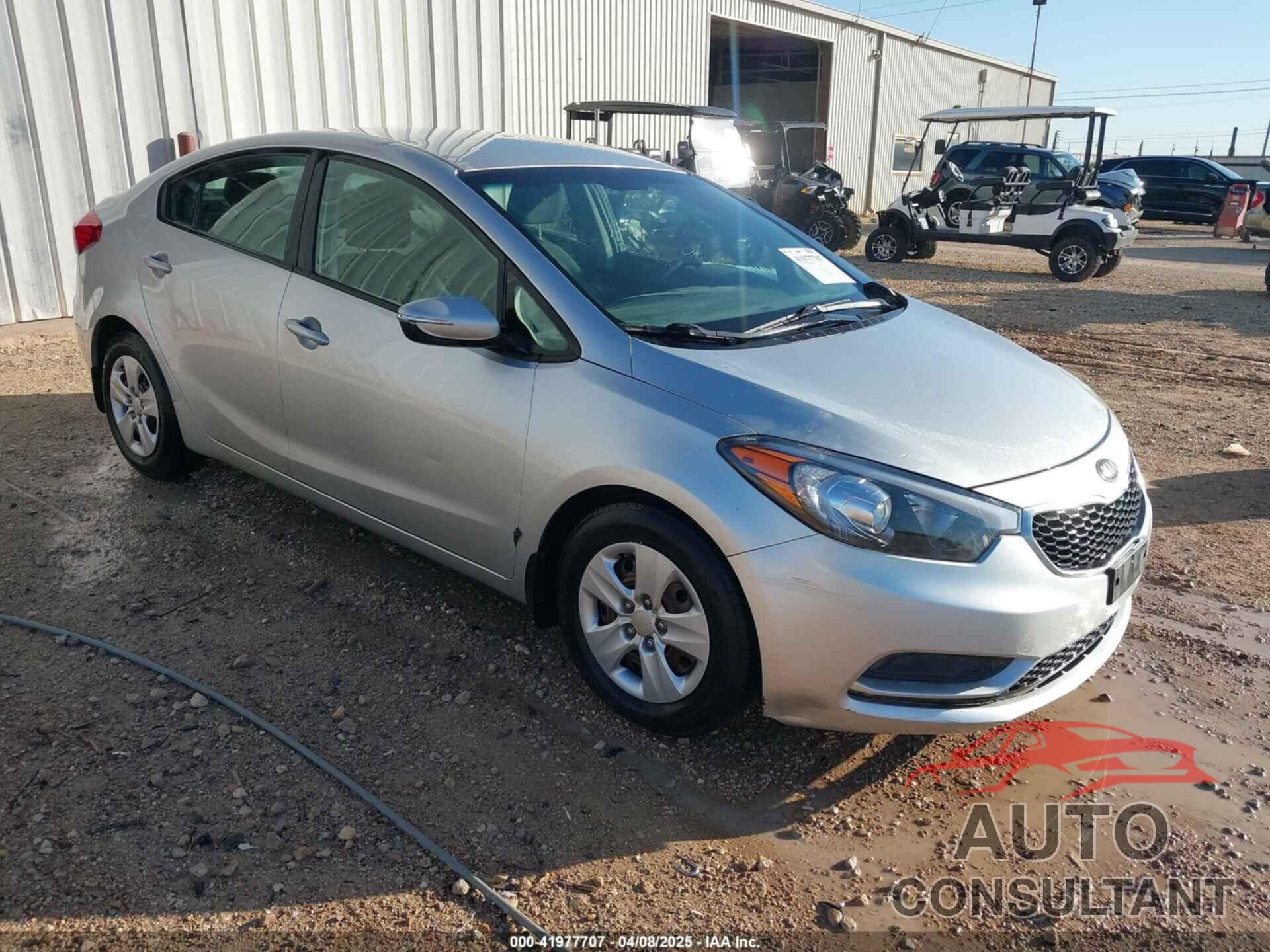 KIA FORTE 2015 - KNAFX4A62F5287219
