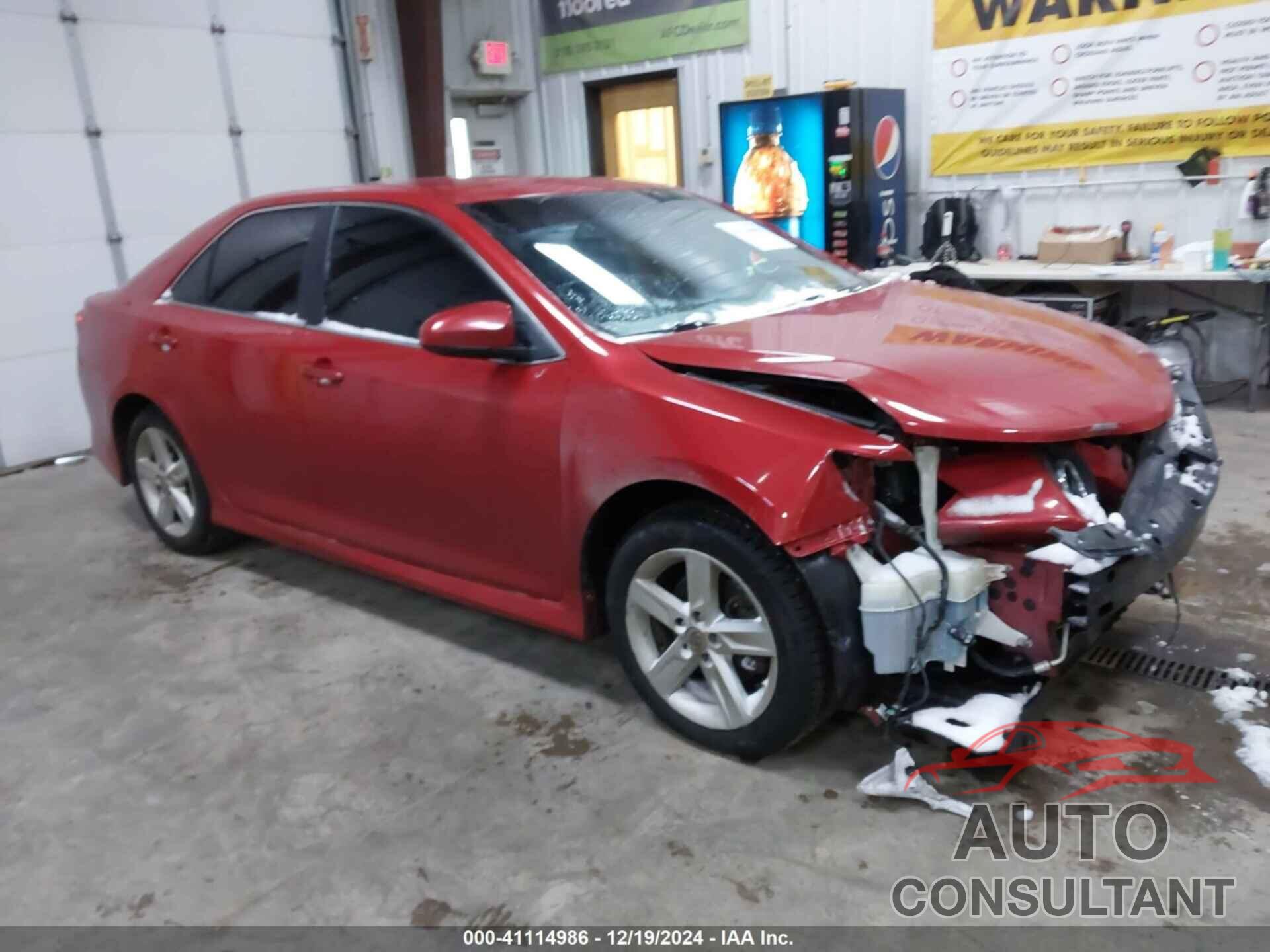 TOYOTA CAMRY 2012 - 4T1BF1FKXCU539627