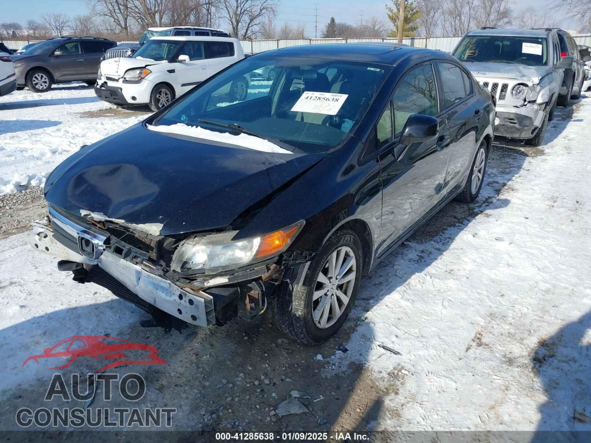 HONDA CIVIC 2012 - 2HGFB2F83CH321903