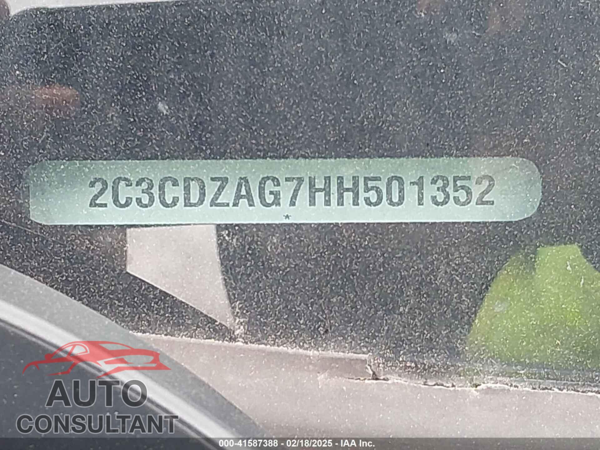 DODGE CHALLENGER 2017 - 2C3CDZAG7HH501352