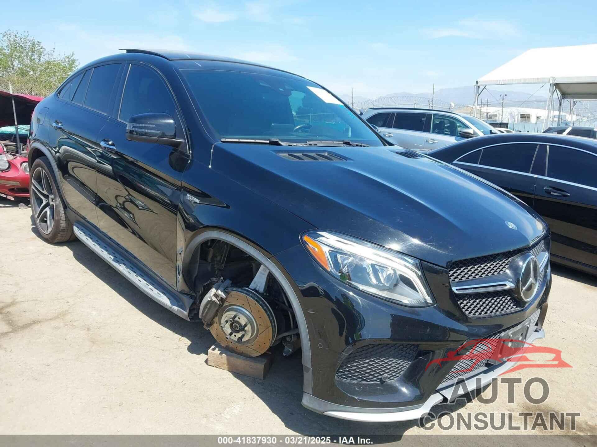 MERCEDES-BENZ AMG GLE 43 COUPE 2017 - 4JGED6EB8HA058625