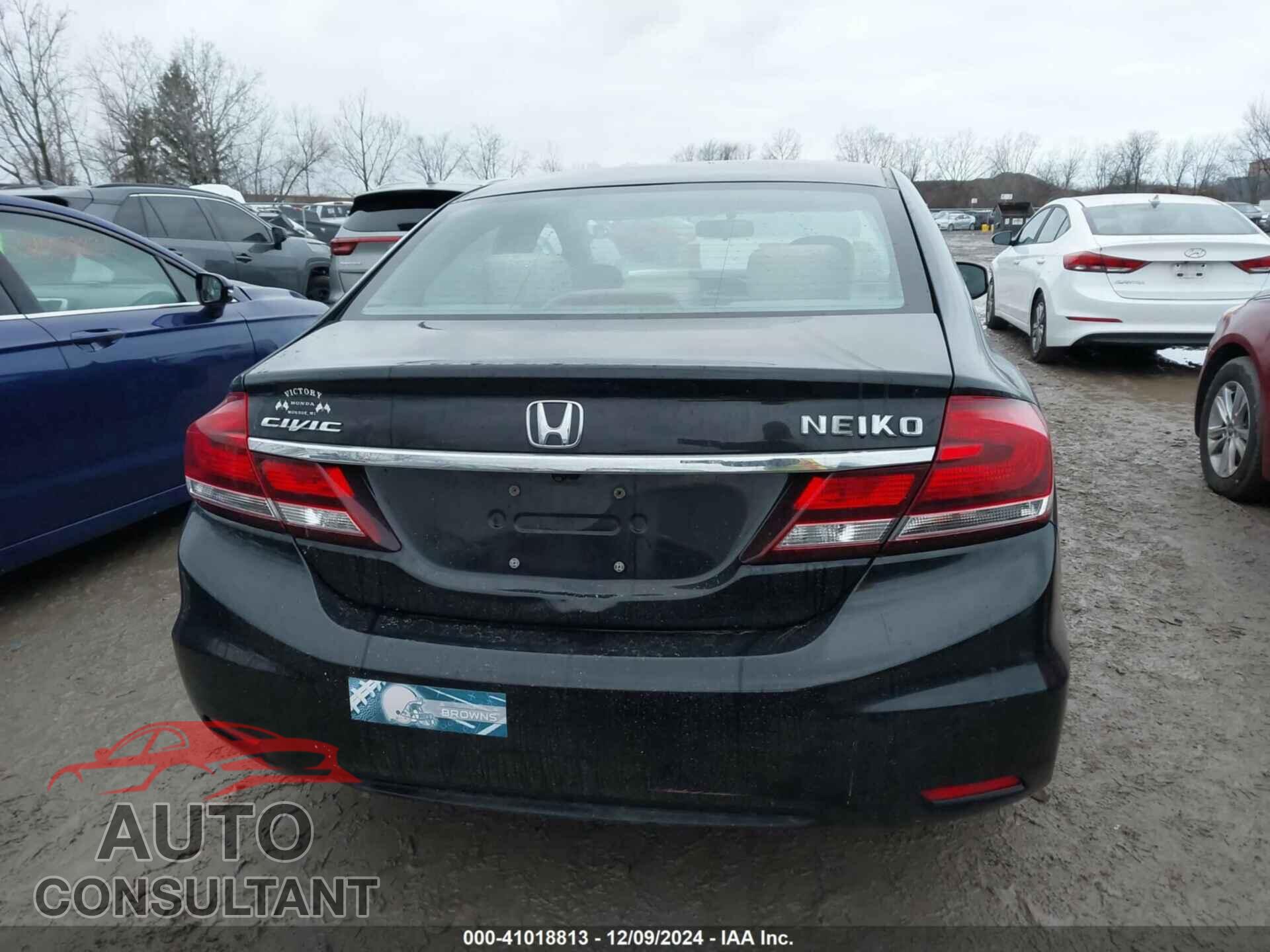 HONDA CIVIC 2013 - 19XFB2F80DE088459