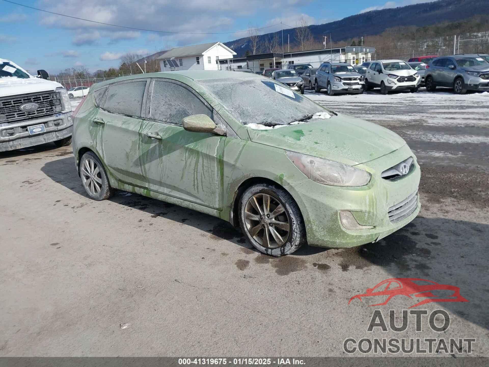 HYUNDAI ACCENT 2012 - KMHCU5AE4CU020088