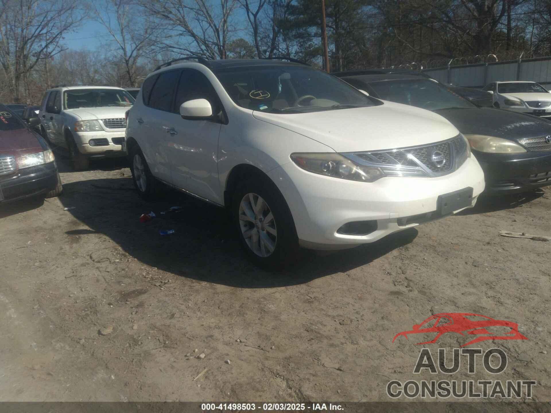 NISSAN MURANO 2011 - JN8AZ1MW9BW157738