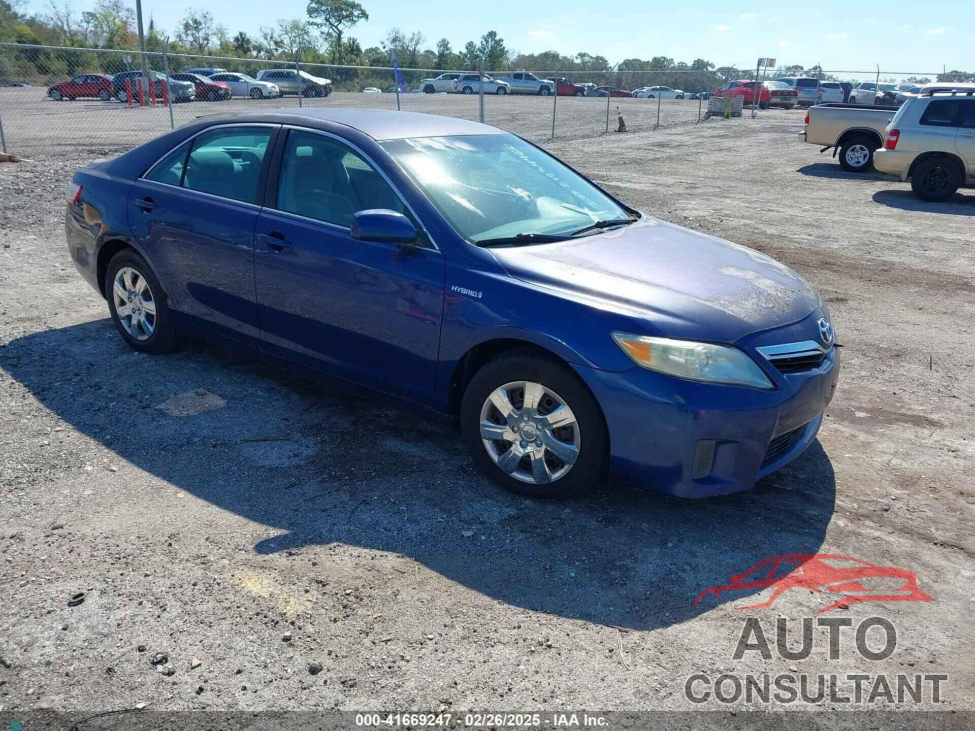 TOYOTA CAMRY HYBRID 2011 - 4T1BB3EK8BU128976