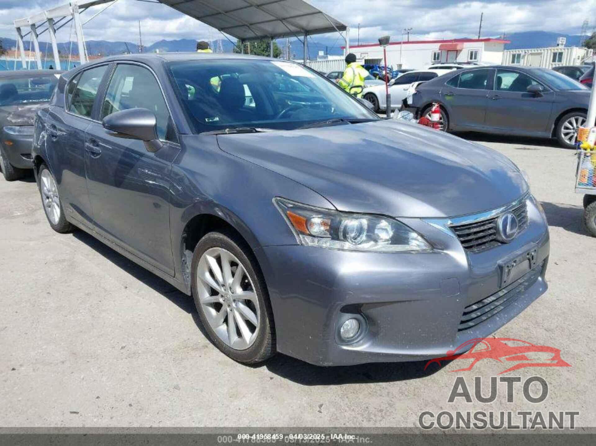 LEXUS CT 200H 2012 - JTHKD5BH4C2072825