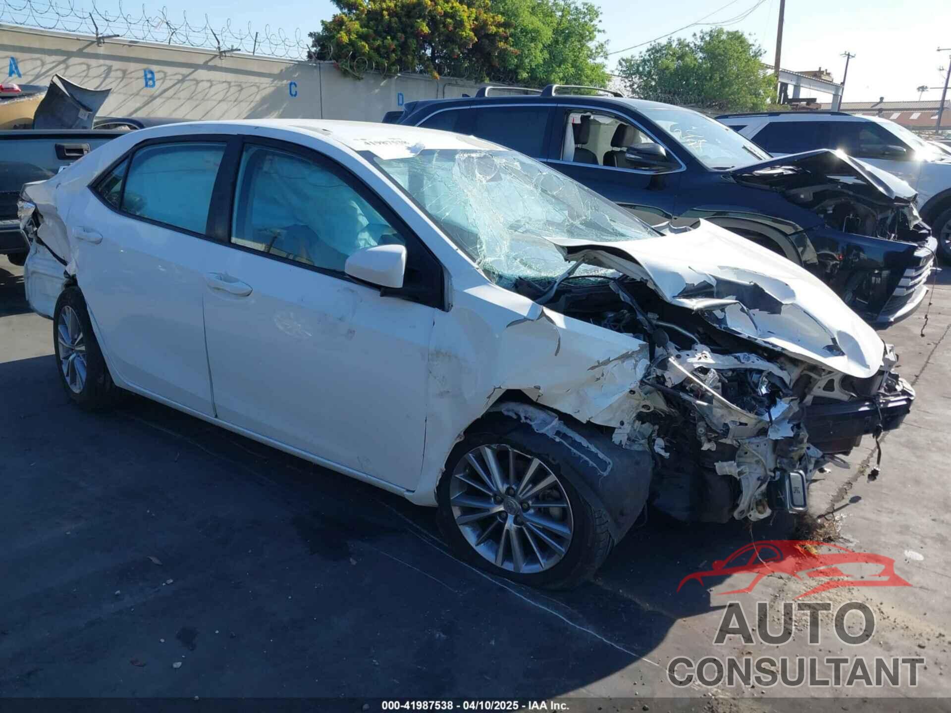 TOYOTA COROLLA 2014 - 5YFBURHE9EP059529
