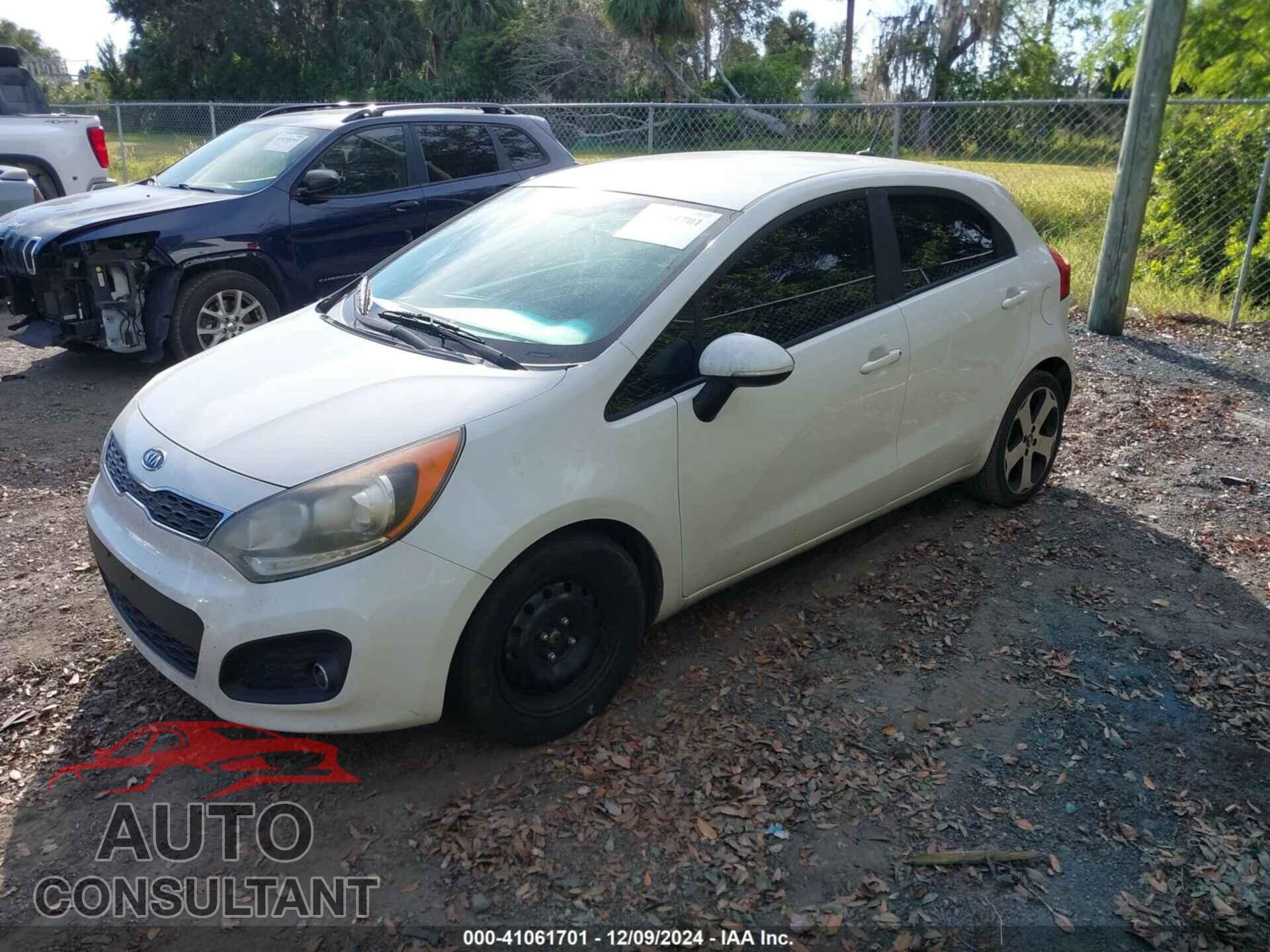 KIA RIO5 2012 - KNADN5A3XC6082102