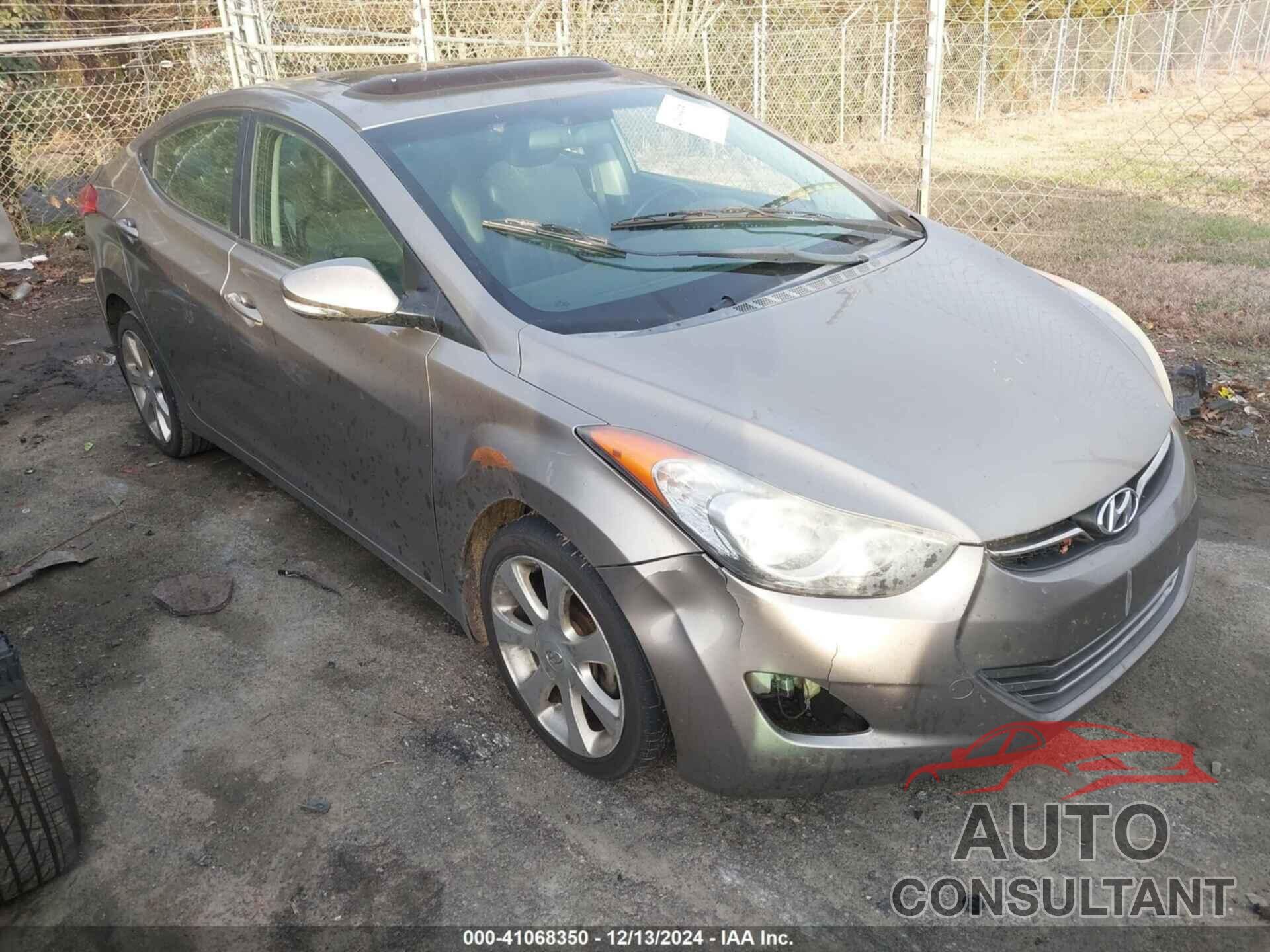 HYUNDAI ELANTRA 2013 - 5NPDH4AE4DH385406