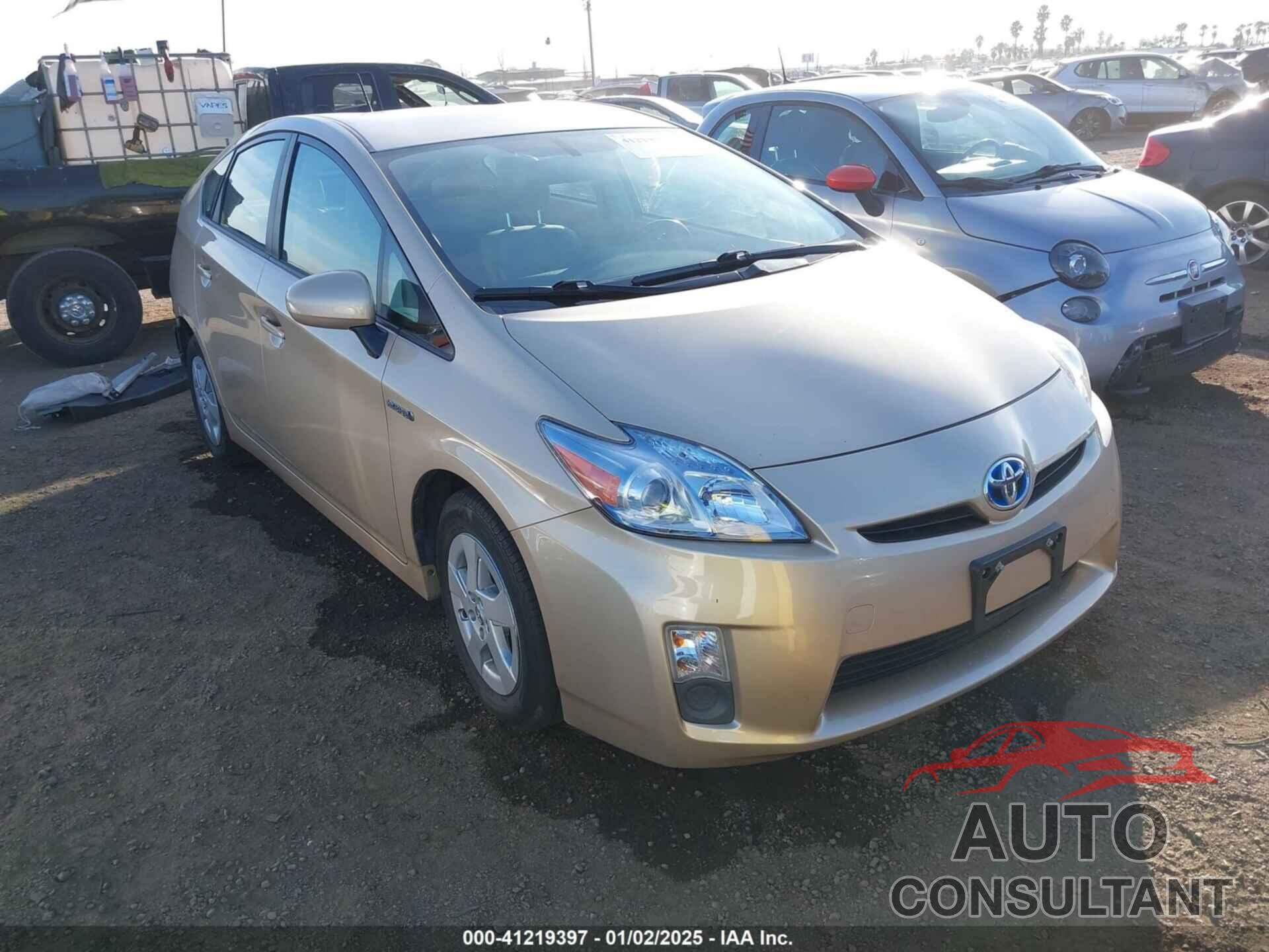 TOYOTA PRIUS 2011 - JTDKN3DU8B0266779