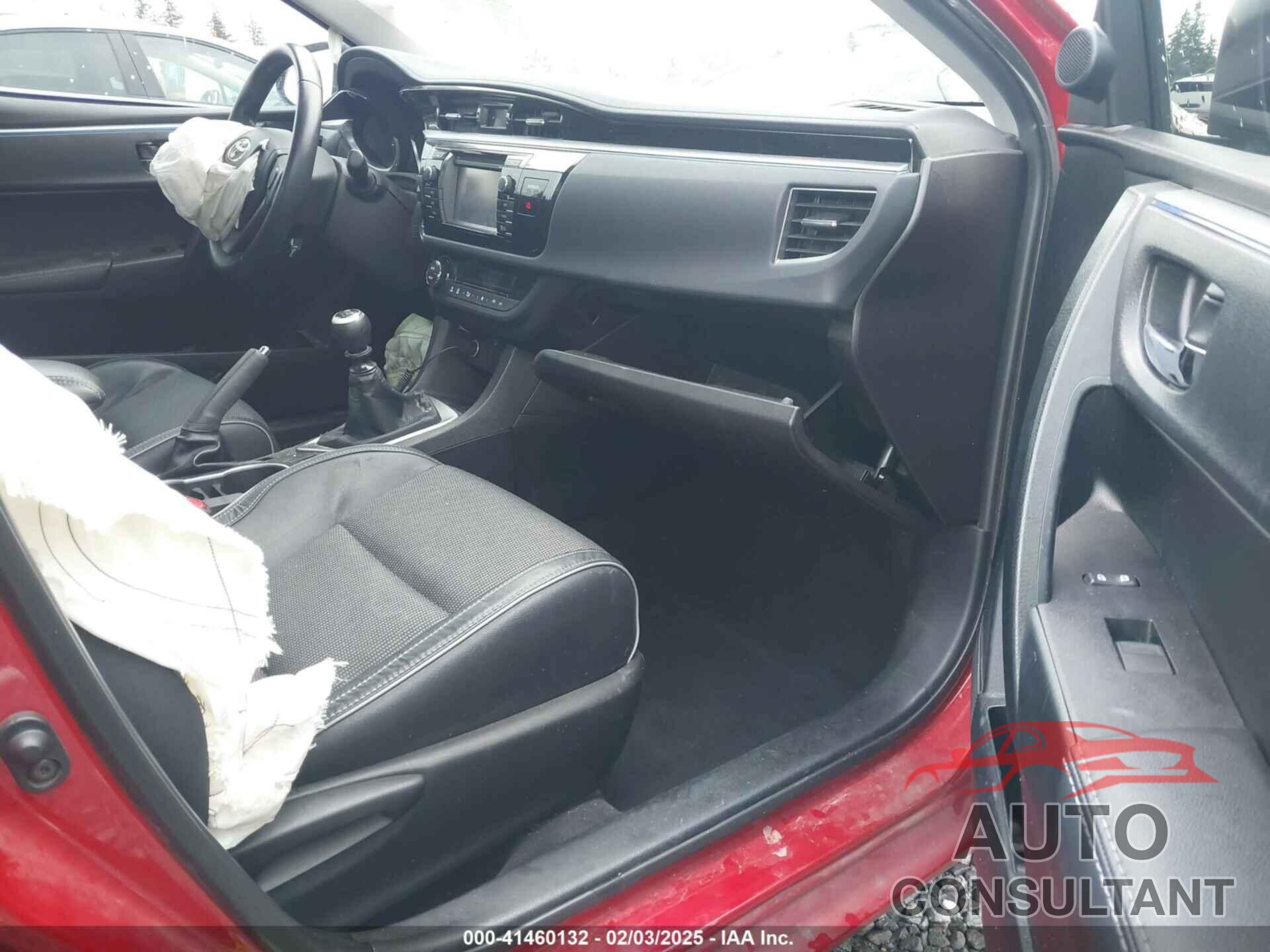 TOYOTA COROLLA 2016 - 5YFBURHE1GP396800