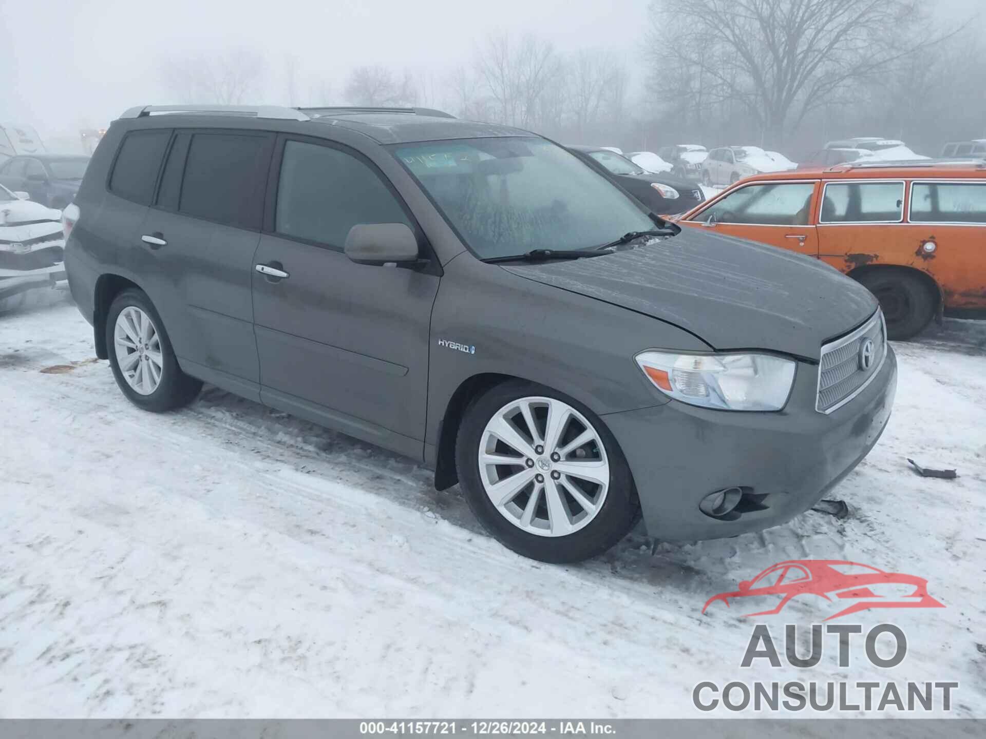 TOYOTA HIGHLANDER HYBRID 2010 - JTEJW3EHXA2043782
