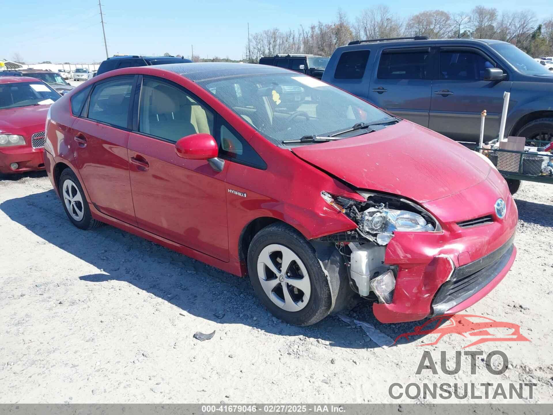 TOYOTA PRIUS 2014 - JTDKN3DU3E1748686