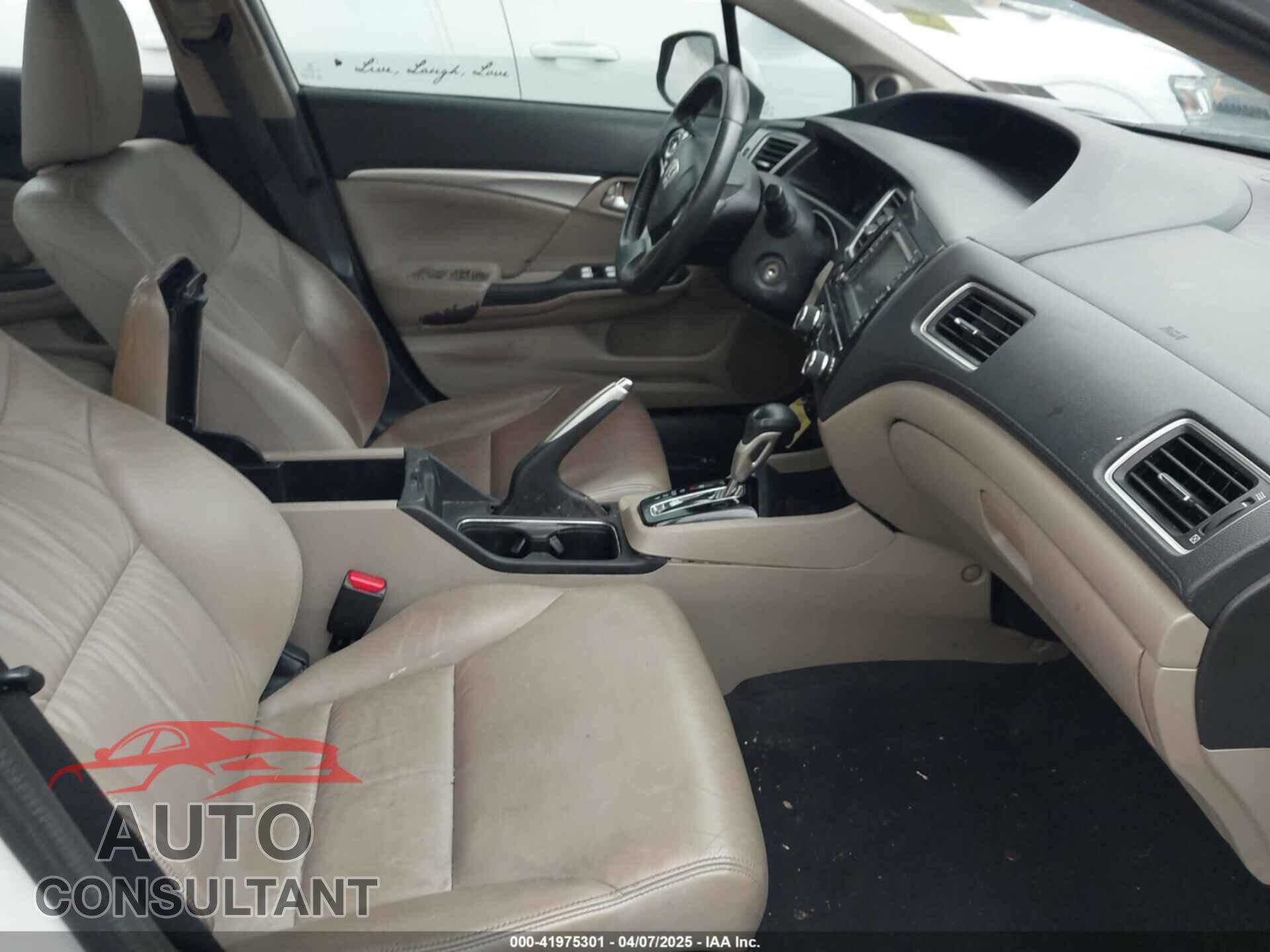 HONDA CIVIC 2013 - 19XFB2F98DE200045