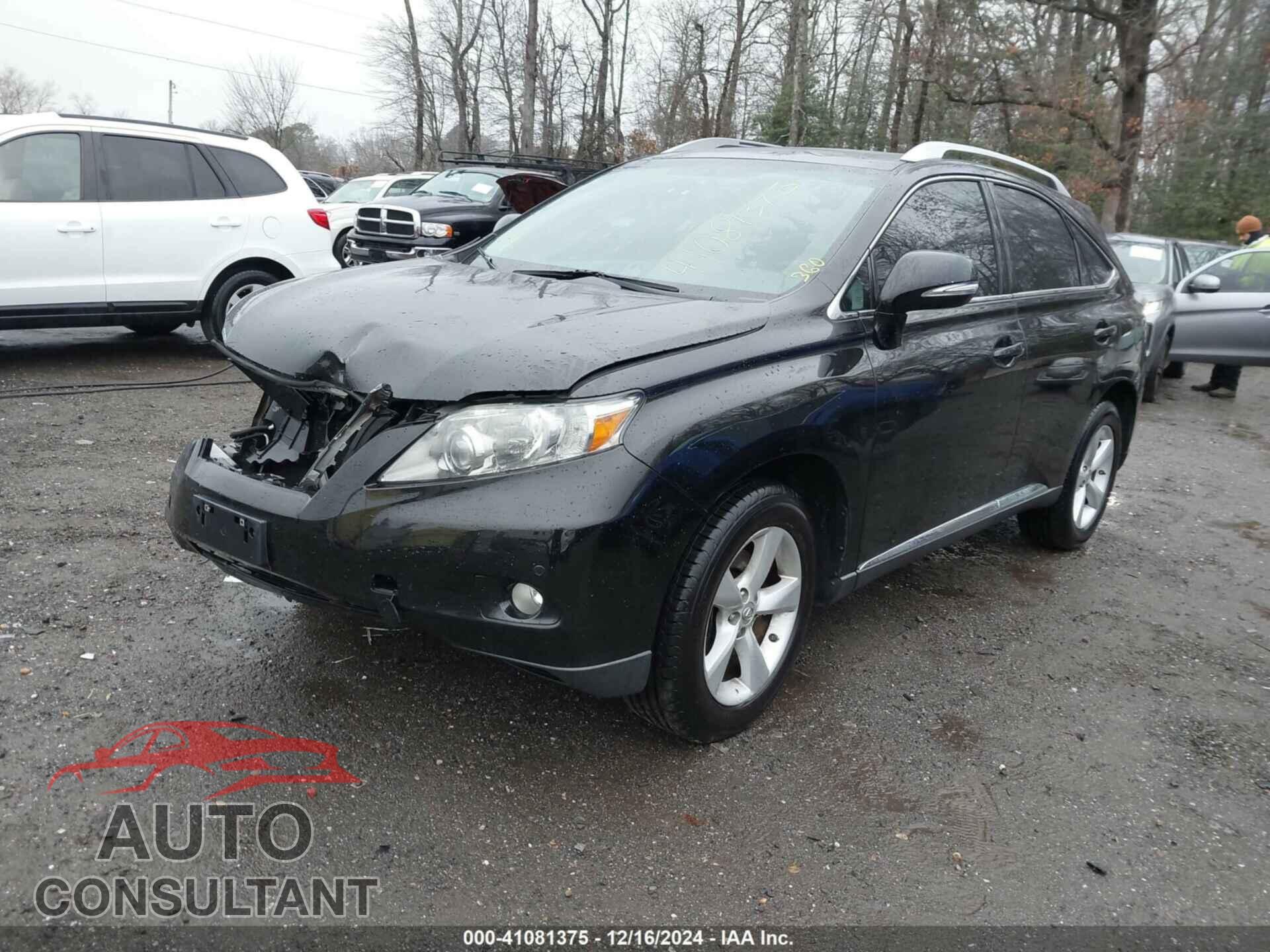 LEXUS RX 350 2012 - 2T2BK1BA5CC129971