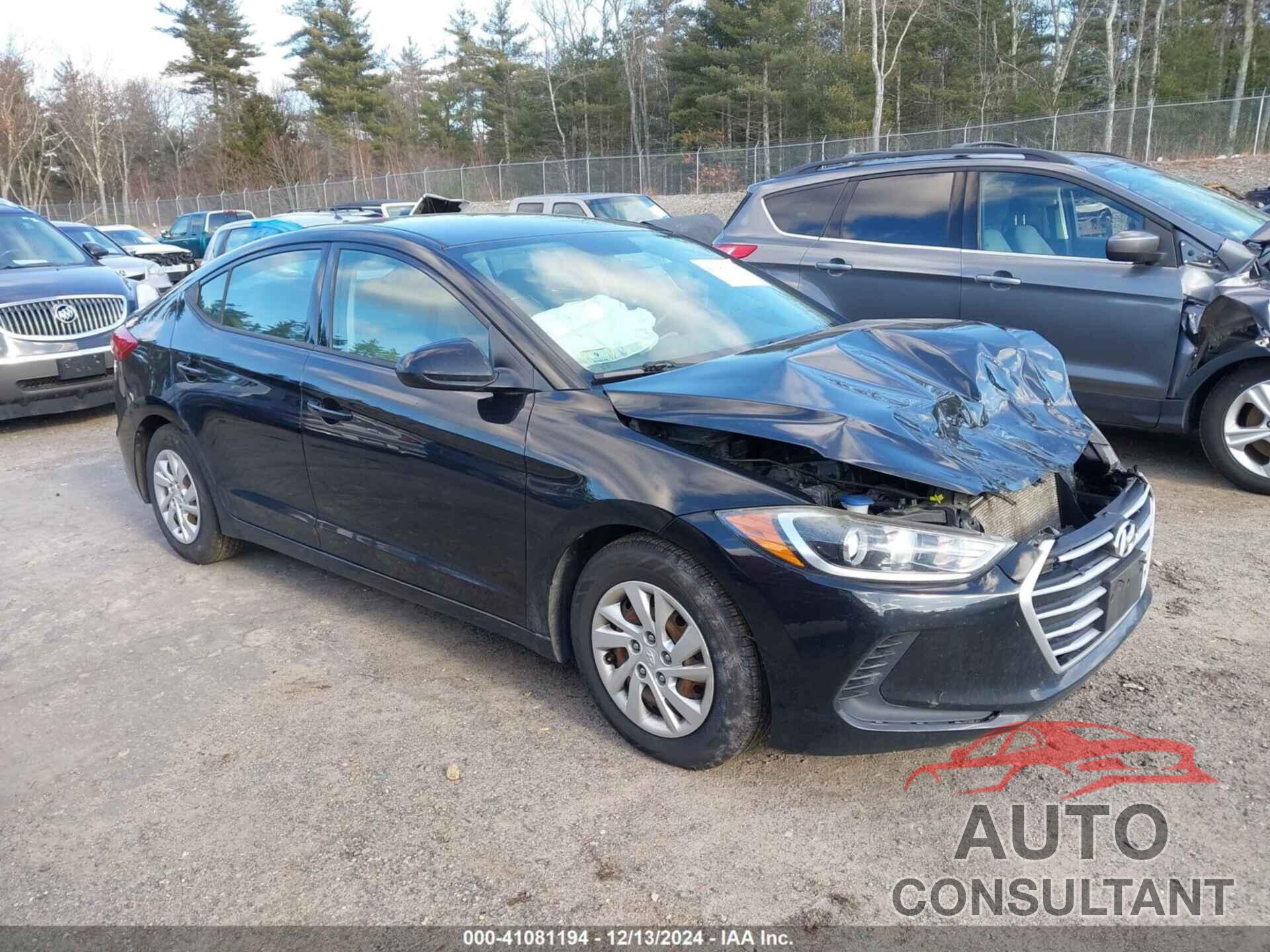 HYUNDAI ELANTRA 2017 - 5NPD74LF9HH111584