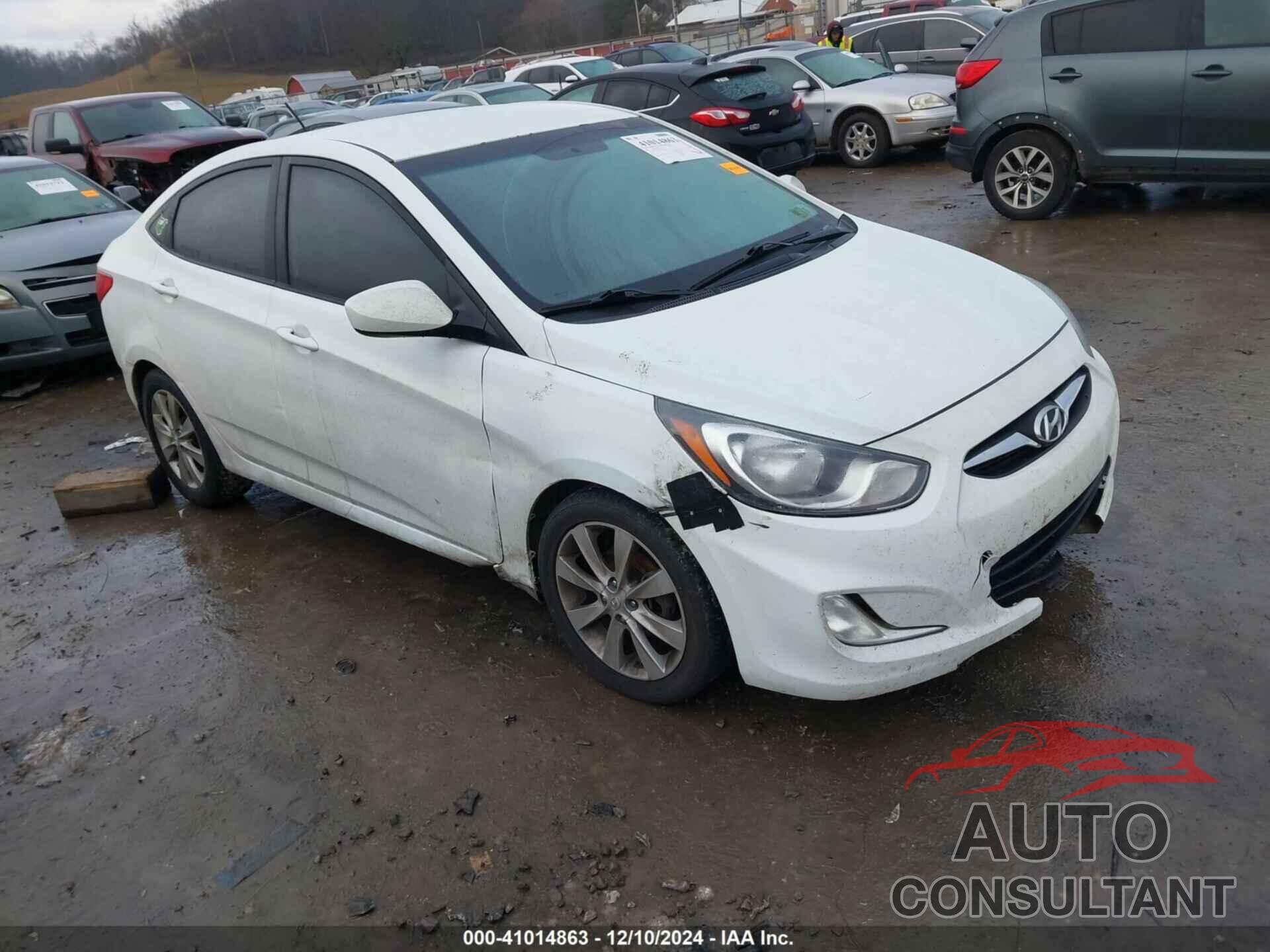HYUNDAI ACCENT 2012 - KMHCU4AE4CU129032