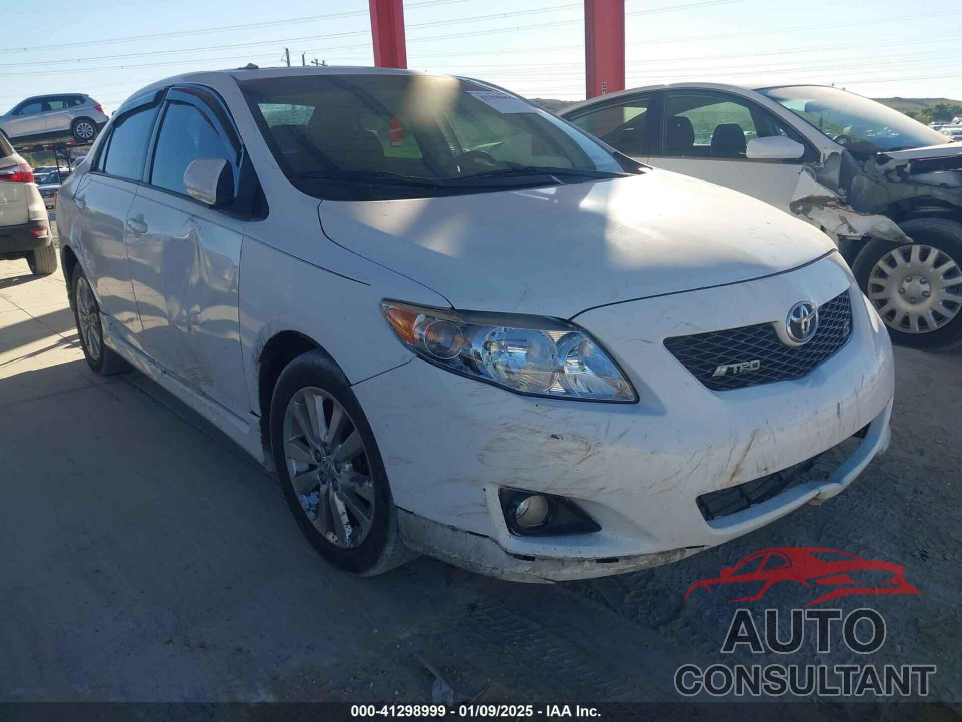 TOYOTA COROLLA 2009 - 1NXBU40E39Z080542