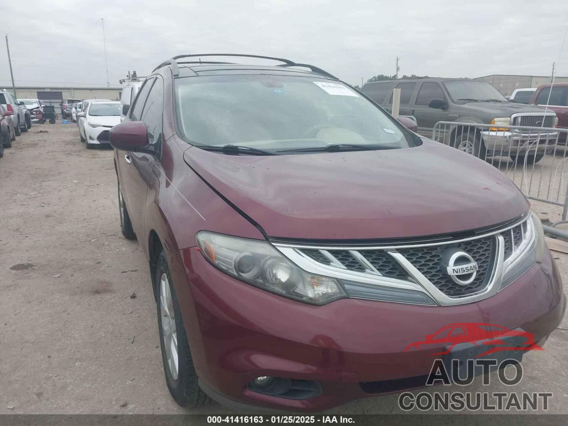 NISSAN MURANO 2011 - JN8AZ1MUXBW070008