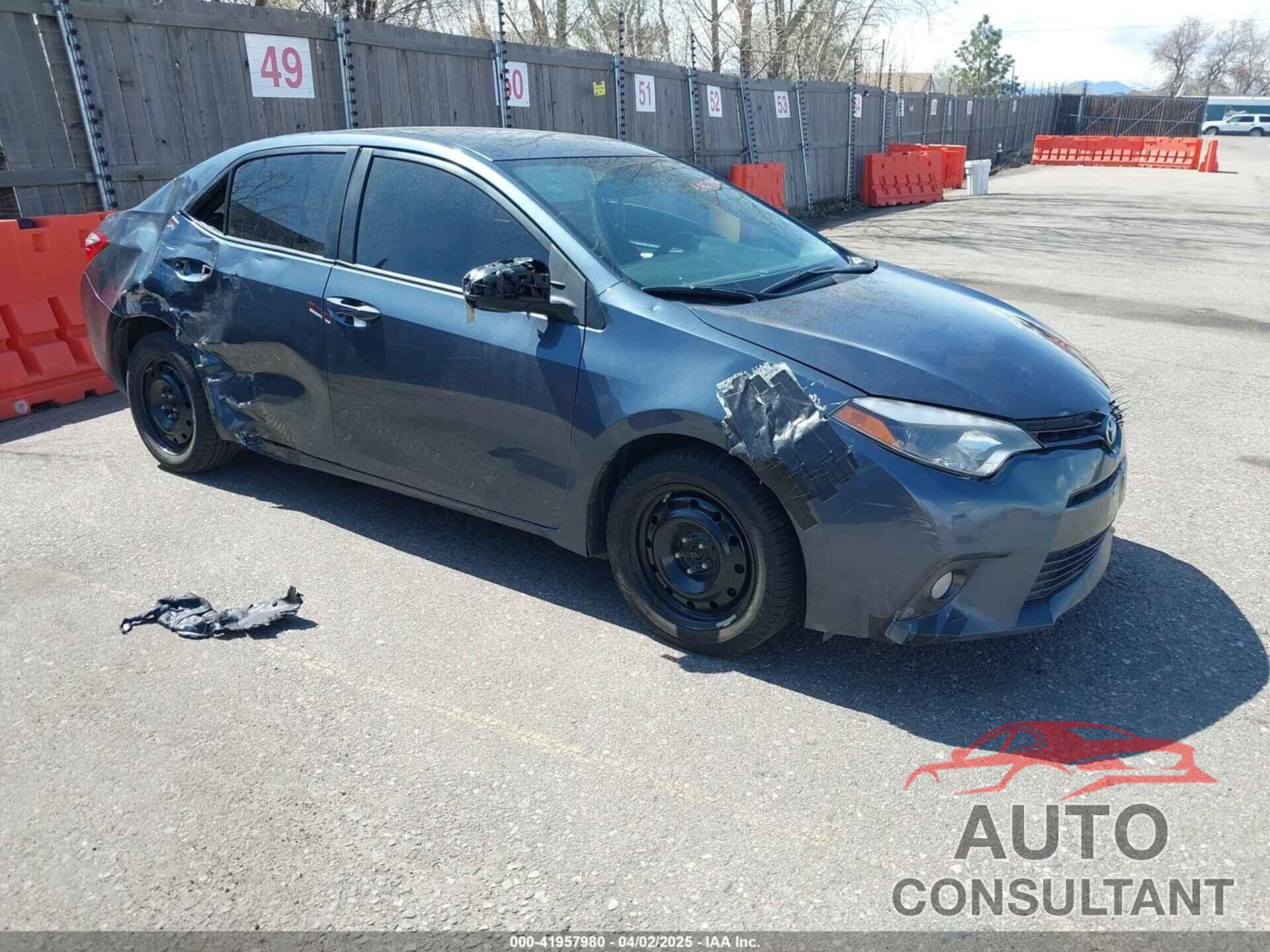 TOYOTA COROLLA 2016 - 2T1BURHE3GC610847