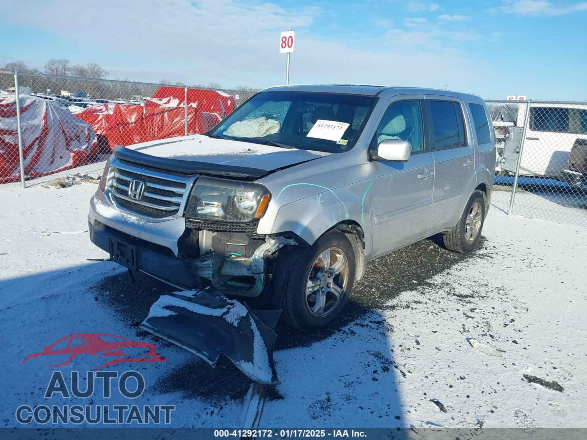 HONDA PILOT 2012 - 5FNYF4H57CB042079