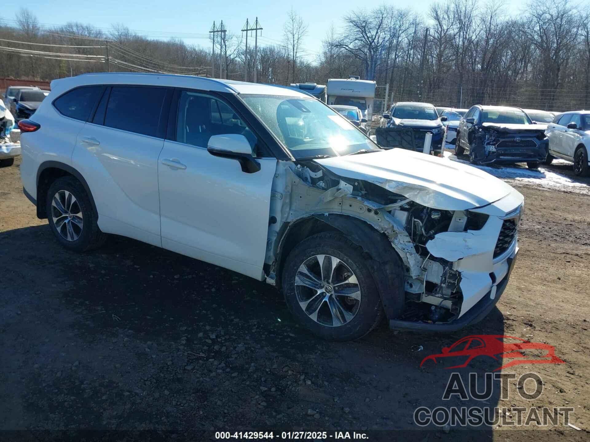 TOYOTA HIGHLANDER 2021 - 5TDGZRBH6MS058225