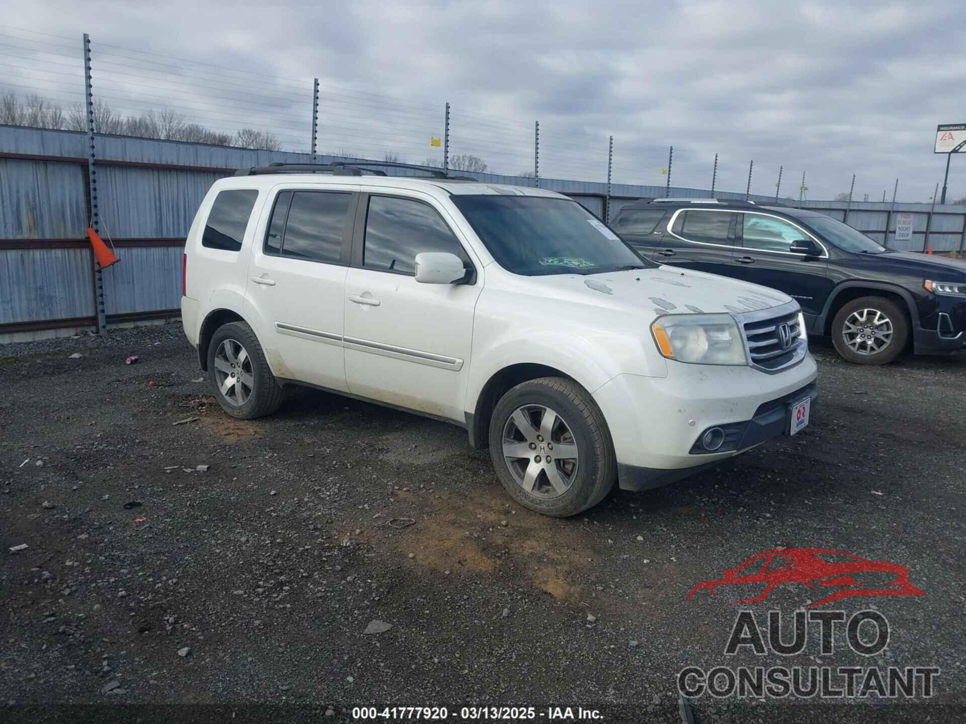 HONDA PILOT 2012 - 5FNYF3H95CB012513
