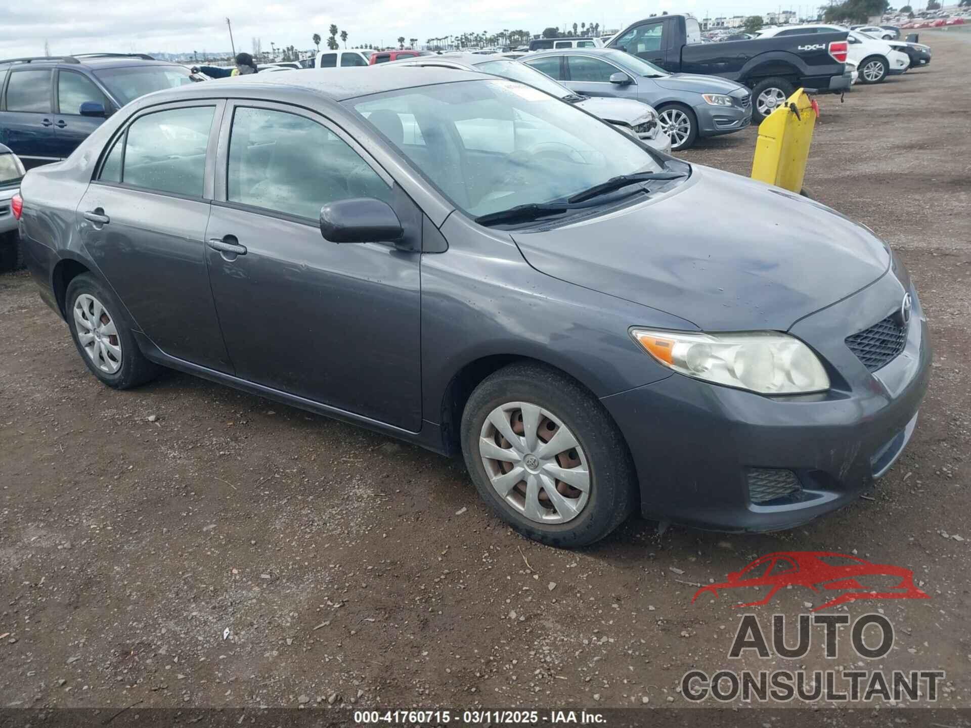TOYOTA COROLLA 2009 - JTDBL40E89J017249