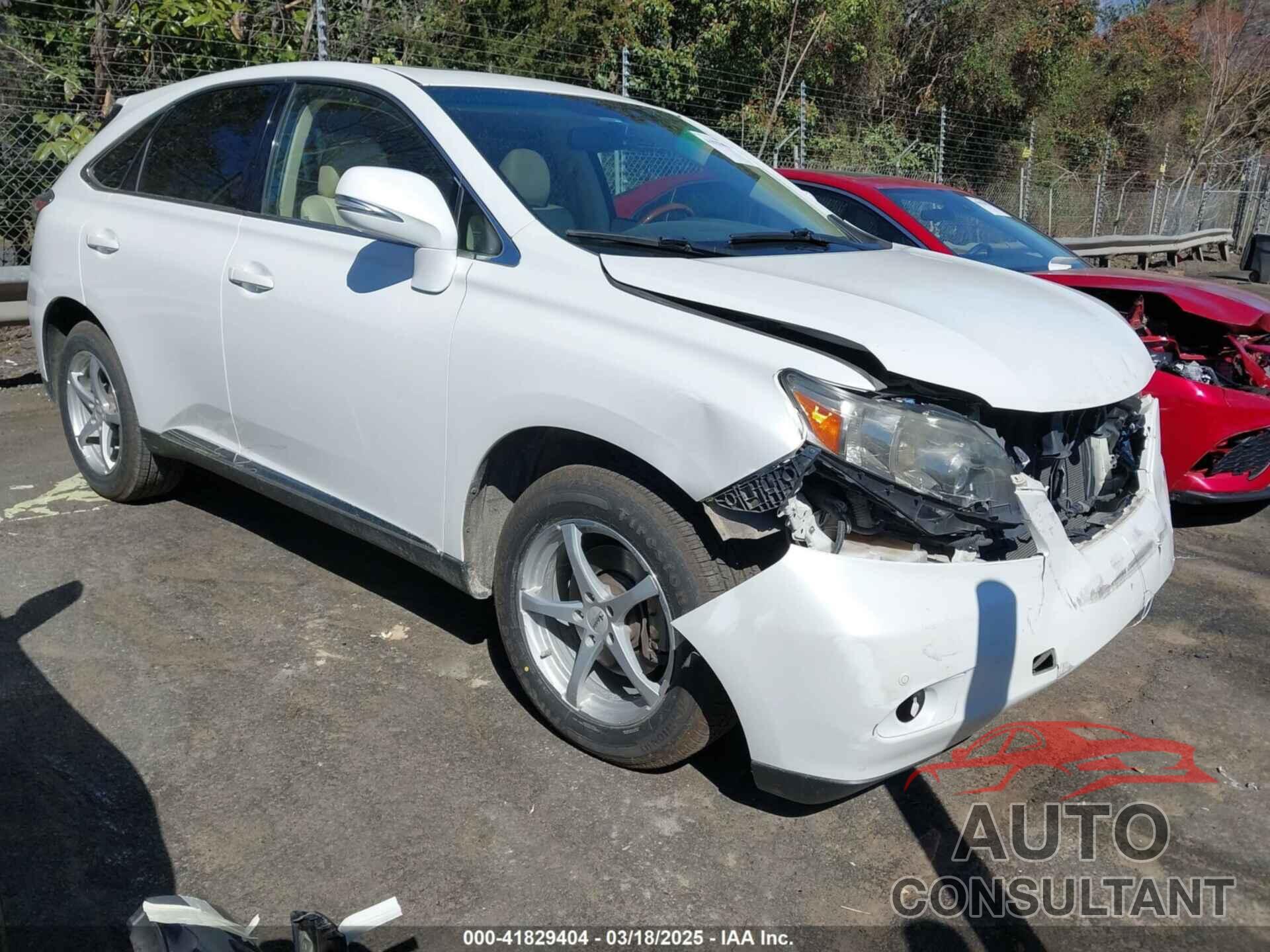 LEXUS RX 350 2010 - JTJZK1BAXA2405783