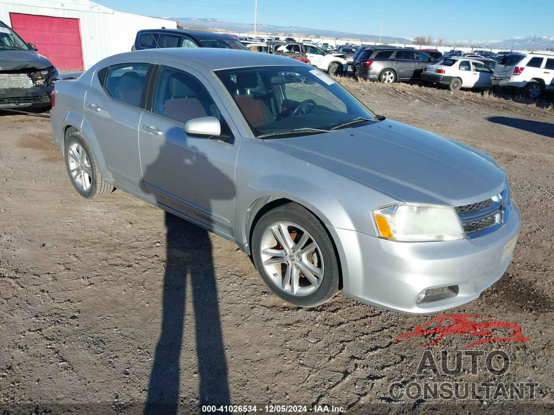 DODGE AVENGER 2011 - 1B3BD1FG0BN584723