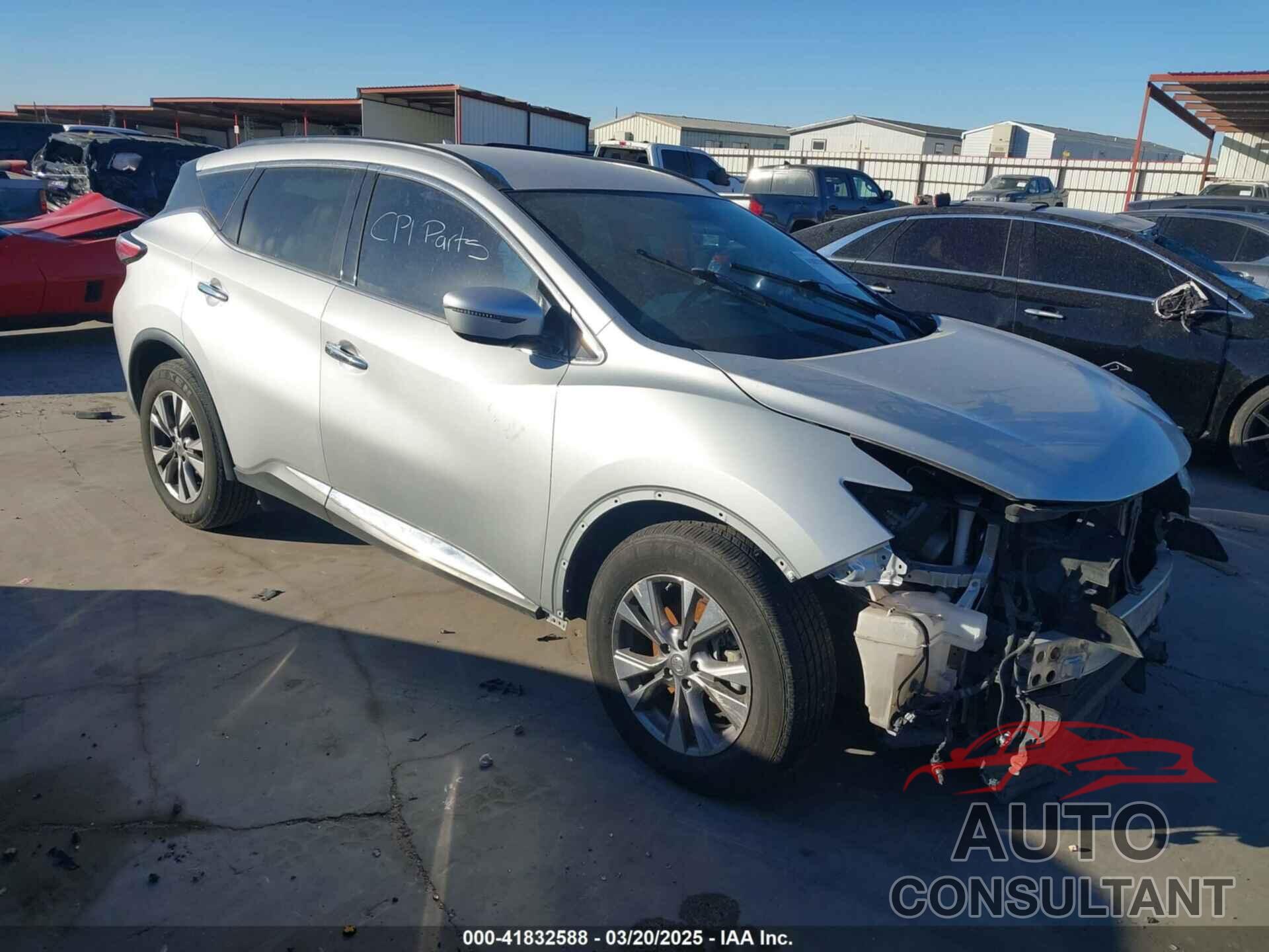 NISSAN MURANO 2016 - 5N1AZ2MG9GN107067