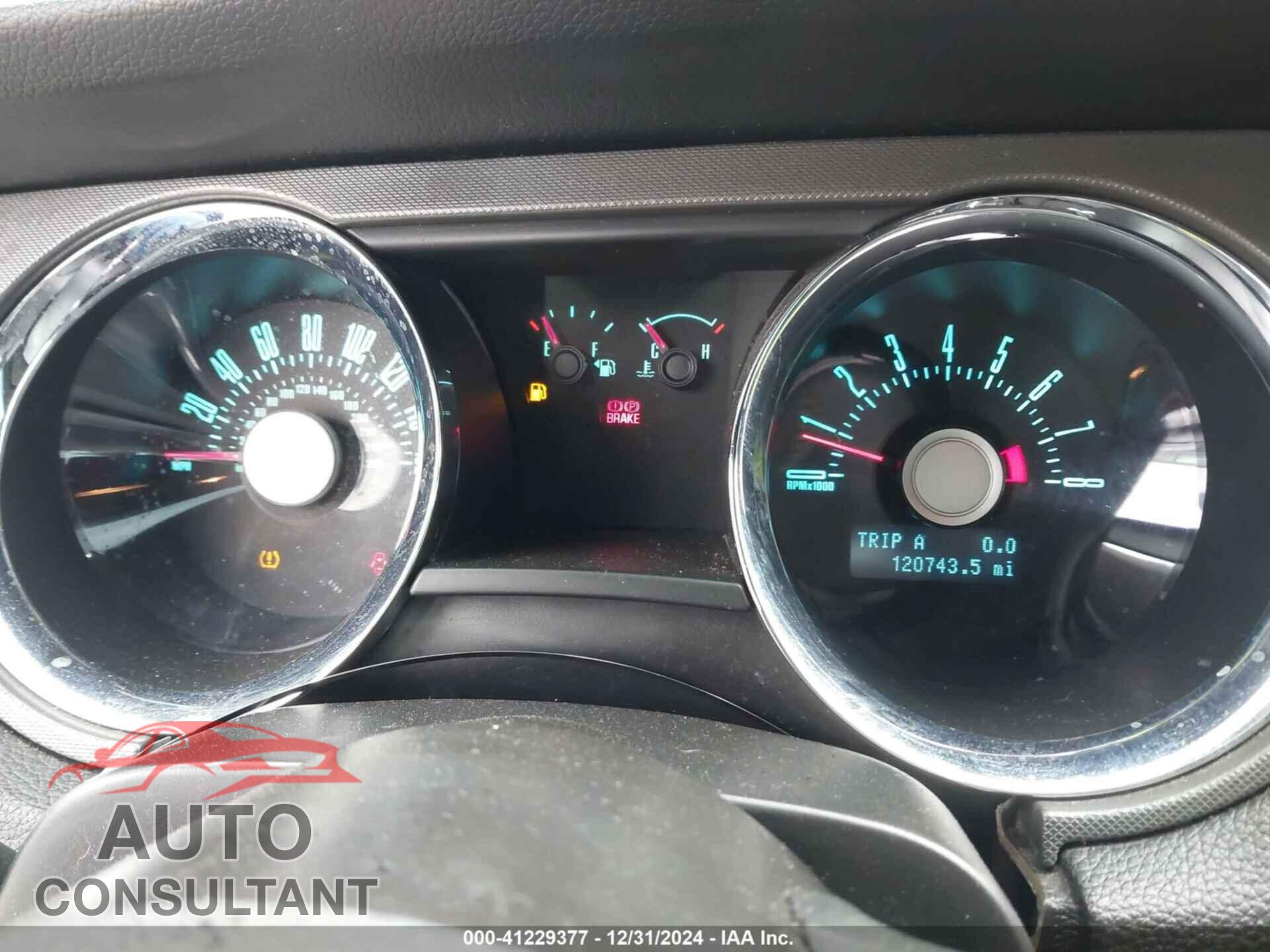 FORD MUSTANG 2012 - 1ZVBP8AMXC5256431