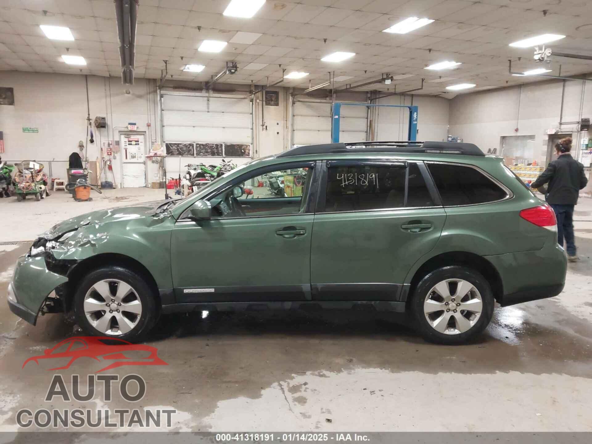 SUBARU OUTBACK 2010 - 4S4BRBKC6A3372097