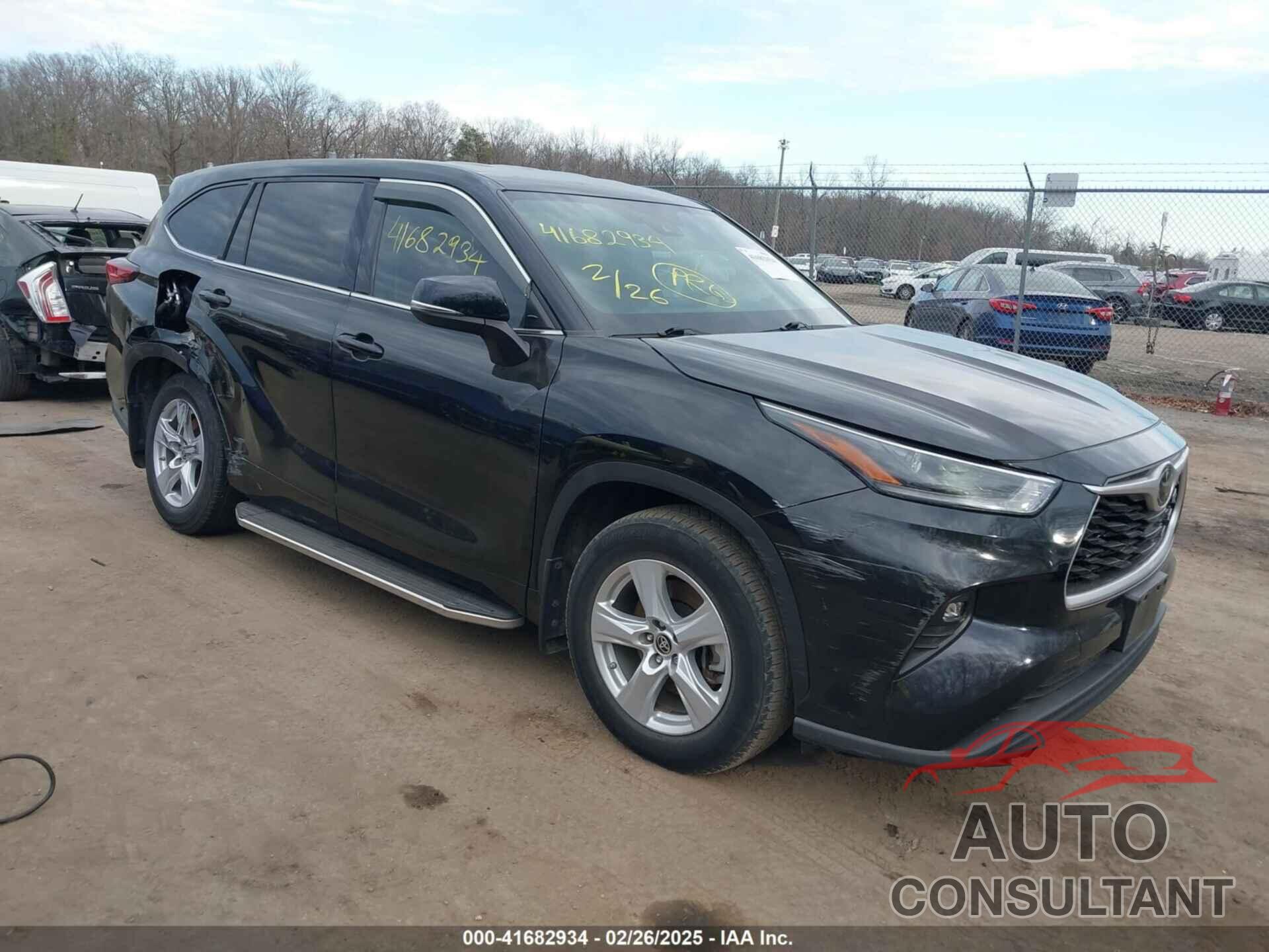 TOYOTA HIGHLANDER 2021 - 5TDBZRBH7MS134660