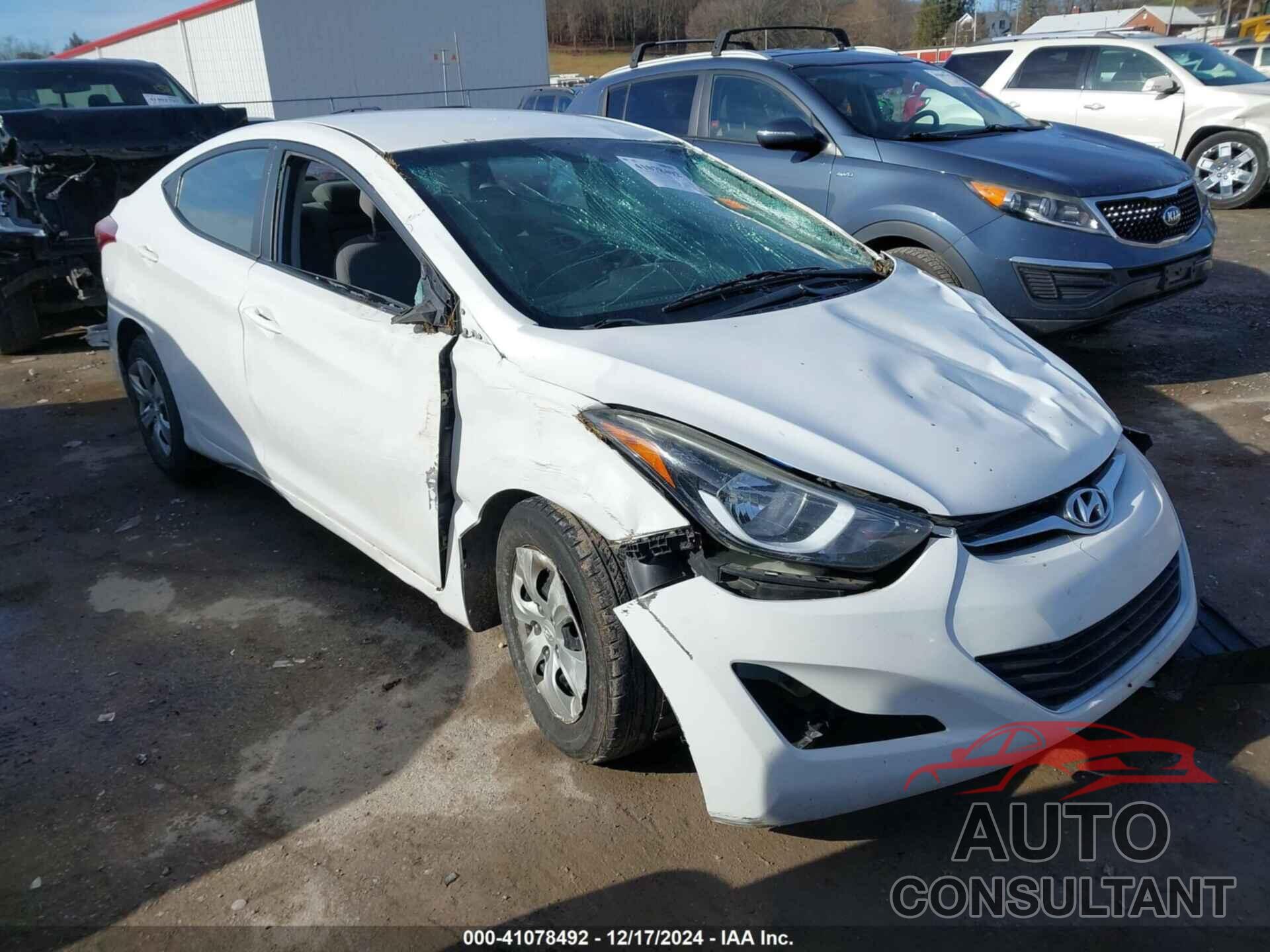 HYUNDAI ELANTRA 2016 - 5NPDH4AE9GH769301