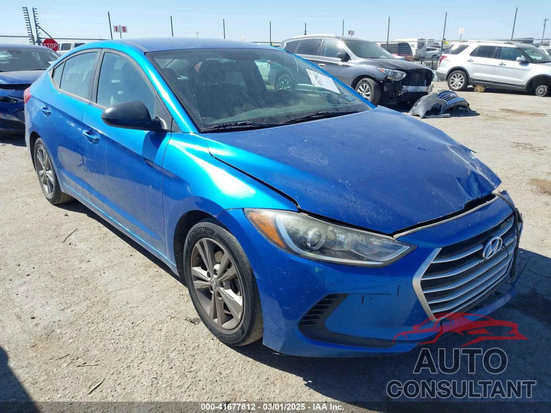 HYUNDAI ELANTRA 2017 - 5NPD84LF5HH061795