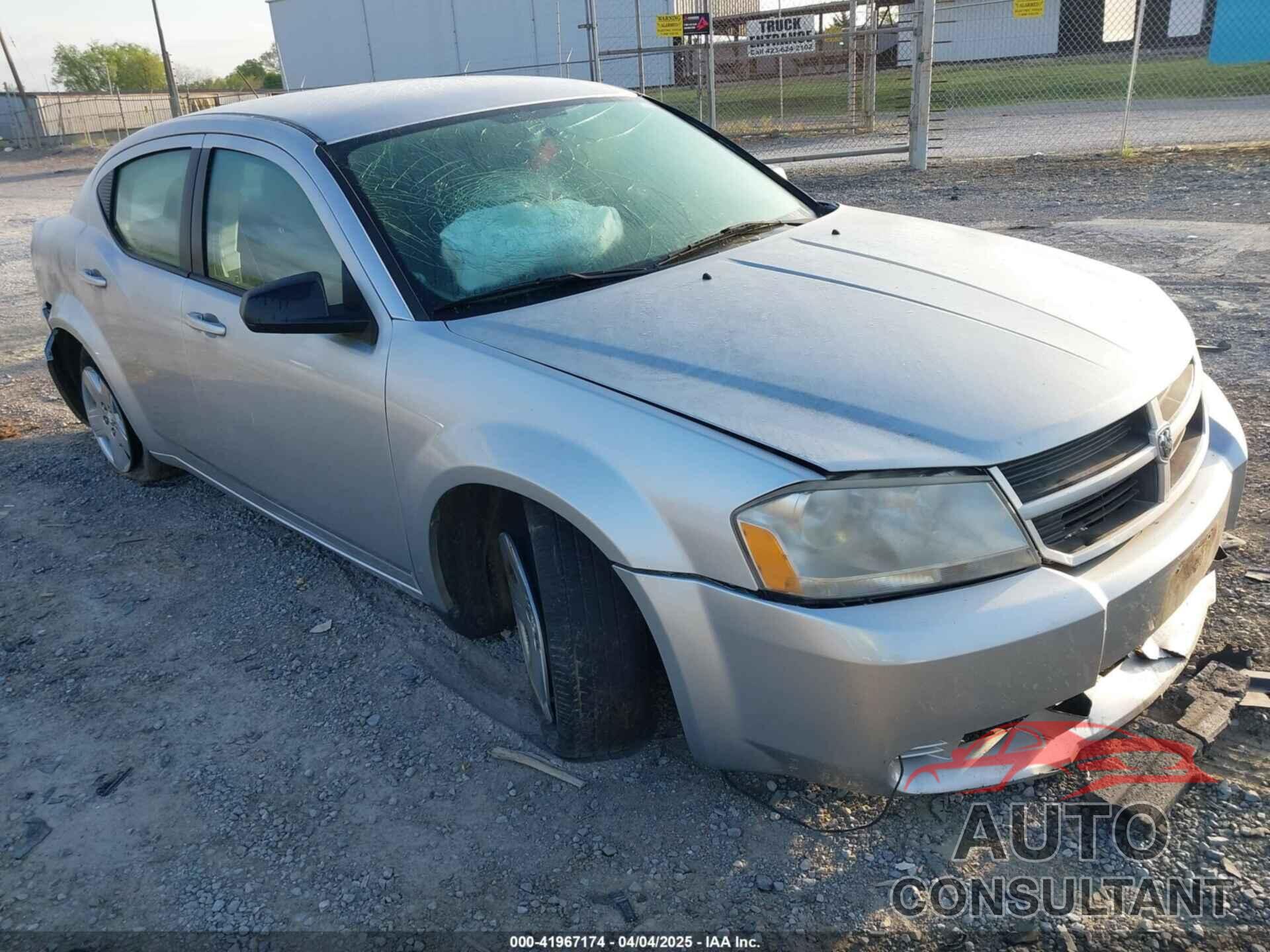 DODGE AVENGER 2010 - 1B3CC4FB8AN117741
